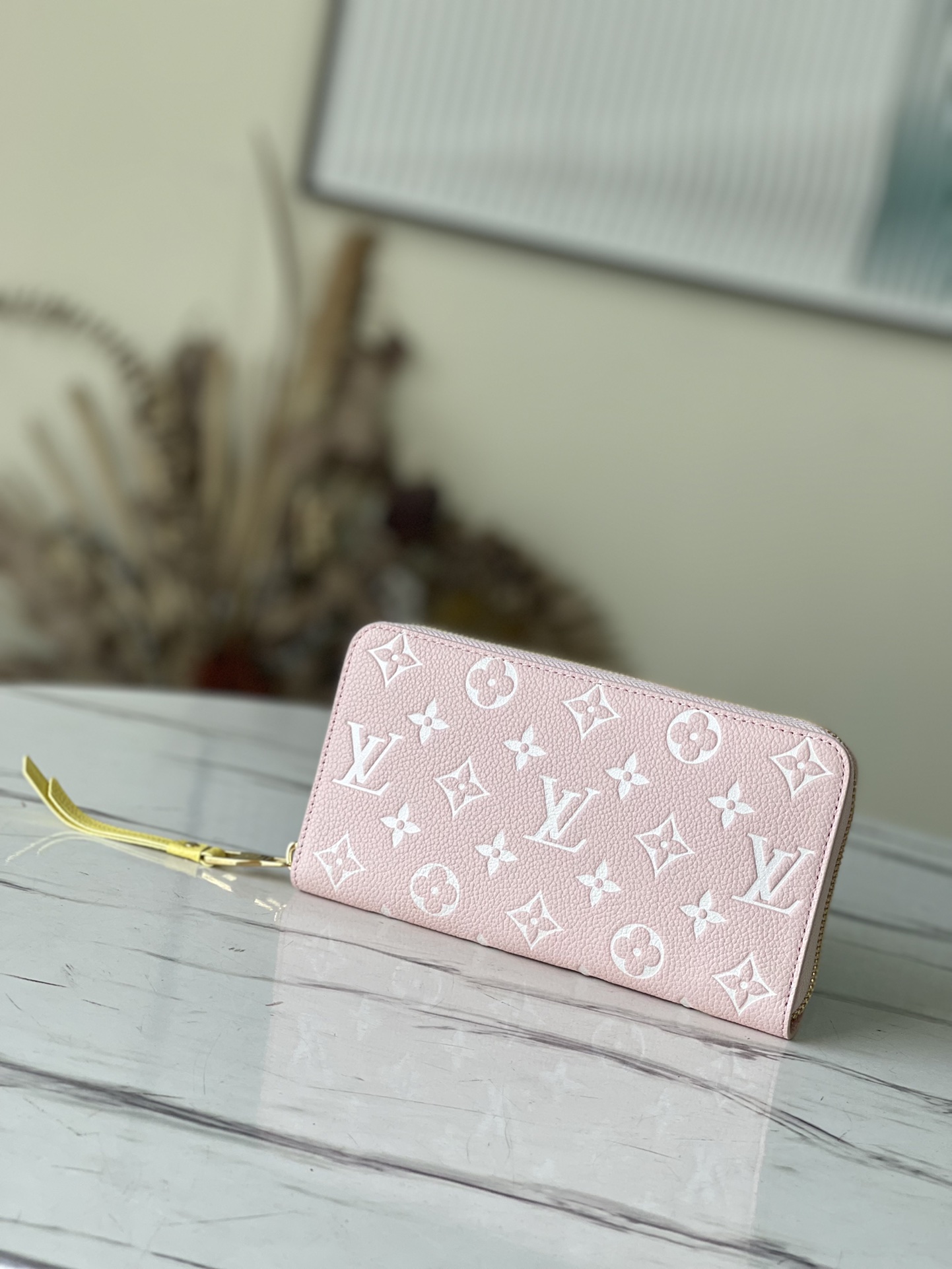 Louis Vuitton Zippy Wallet Monogram Empreinte Leather – Women – Small Leather Goods M81279 Pink