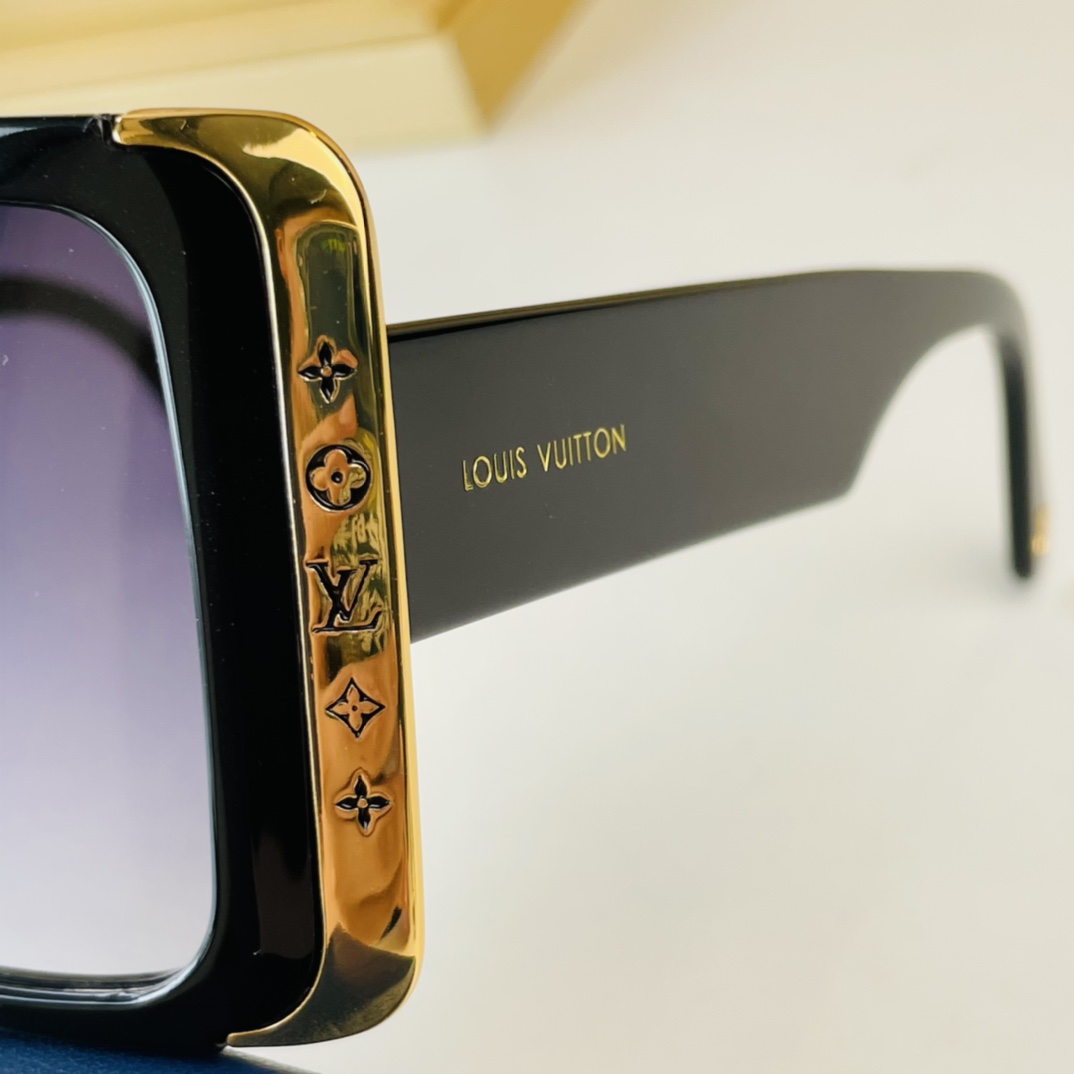 Louis Vuitton LV Moon Square Sunglasses Black pour femmes