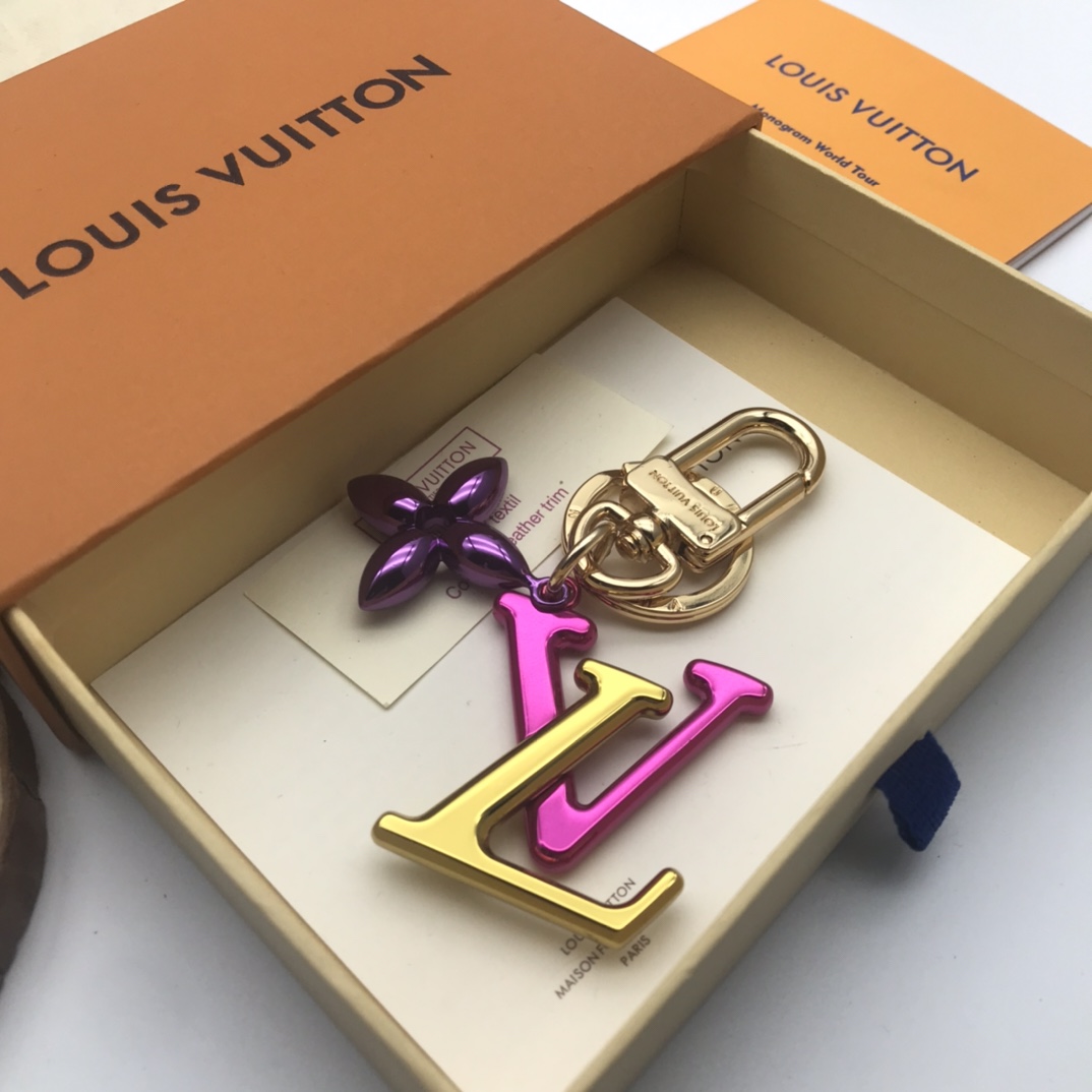 Louis Vuitton New Wave bag charm and key holder Women M63749