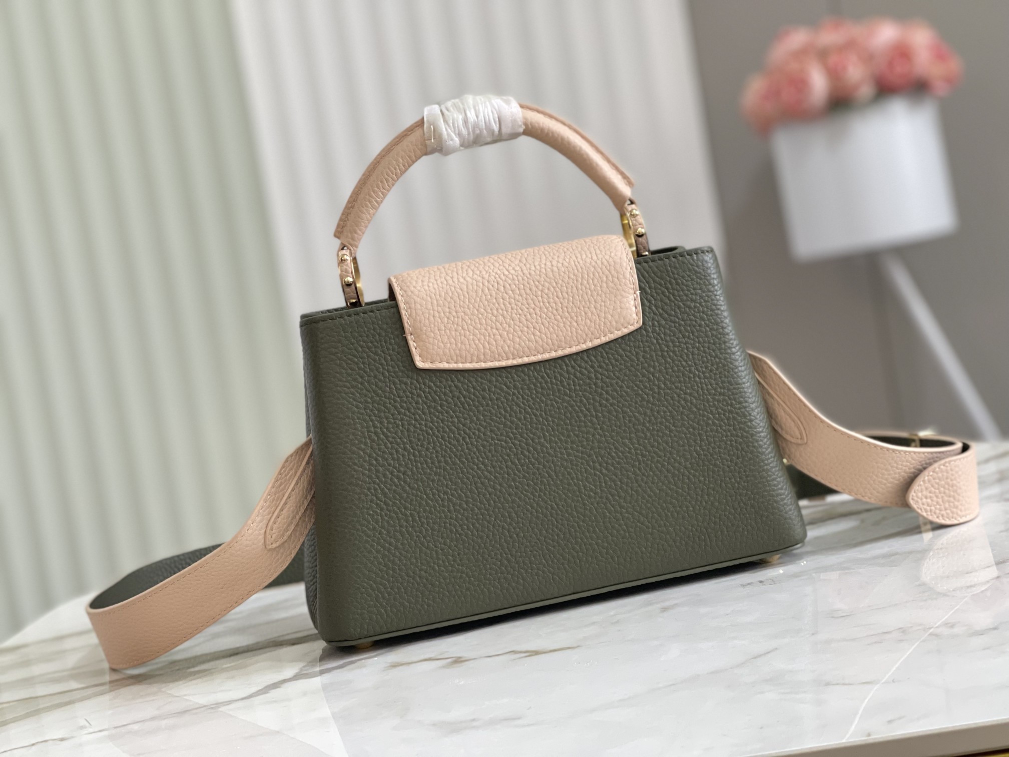 Louis Vuitton Capucines BB Capucines in Green – WOMEN – Handbags M58578-Bestpurse.me