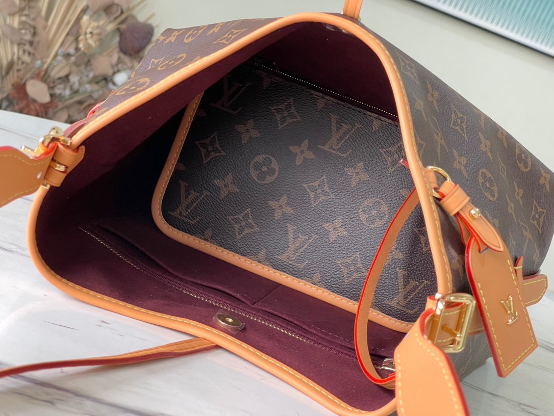 Louis Vuitton Monogram Casual Style Canvas 2WAY Plain Leather Party Style  (SAC CARRYALL PM, M46203)