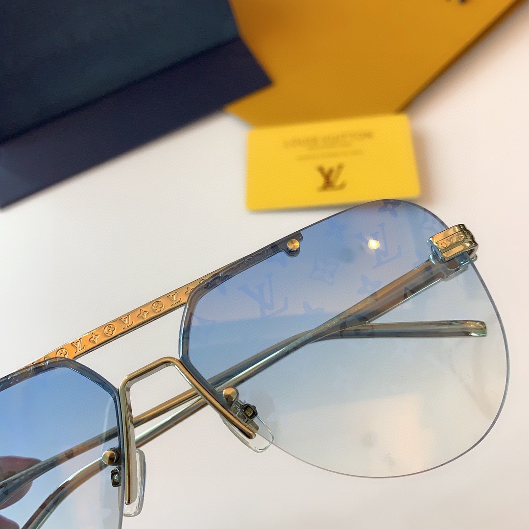 Louis Vuitton LV Ash Sunglasses Men in Silver Accessories Z1402E Z1402W -  $95.00 