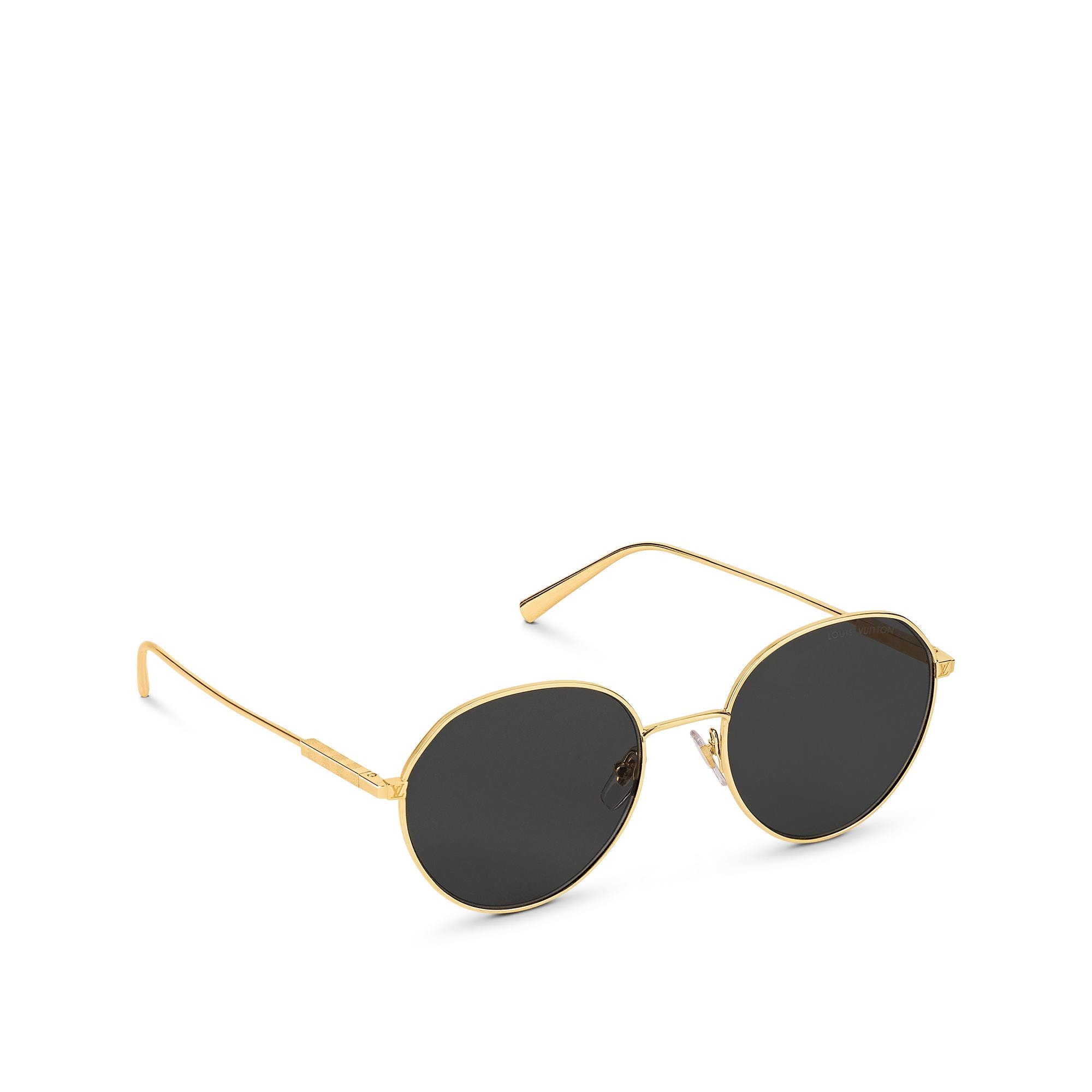 Louis Vuitton LV Ace Round Sunglasses in Gold – MEN – Accessories Z1590U