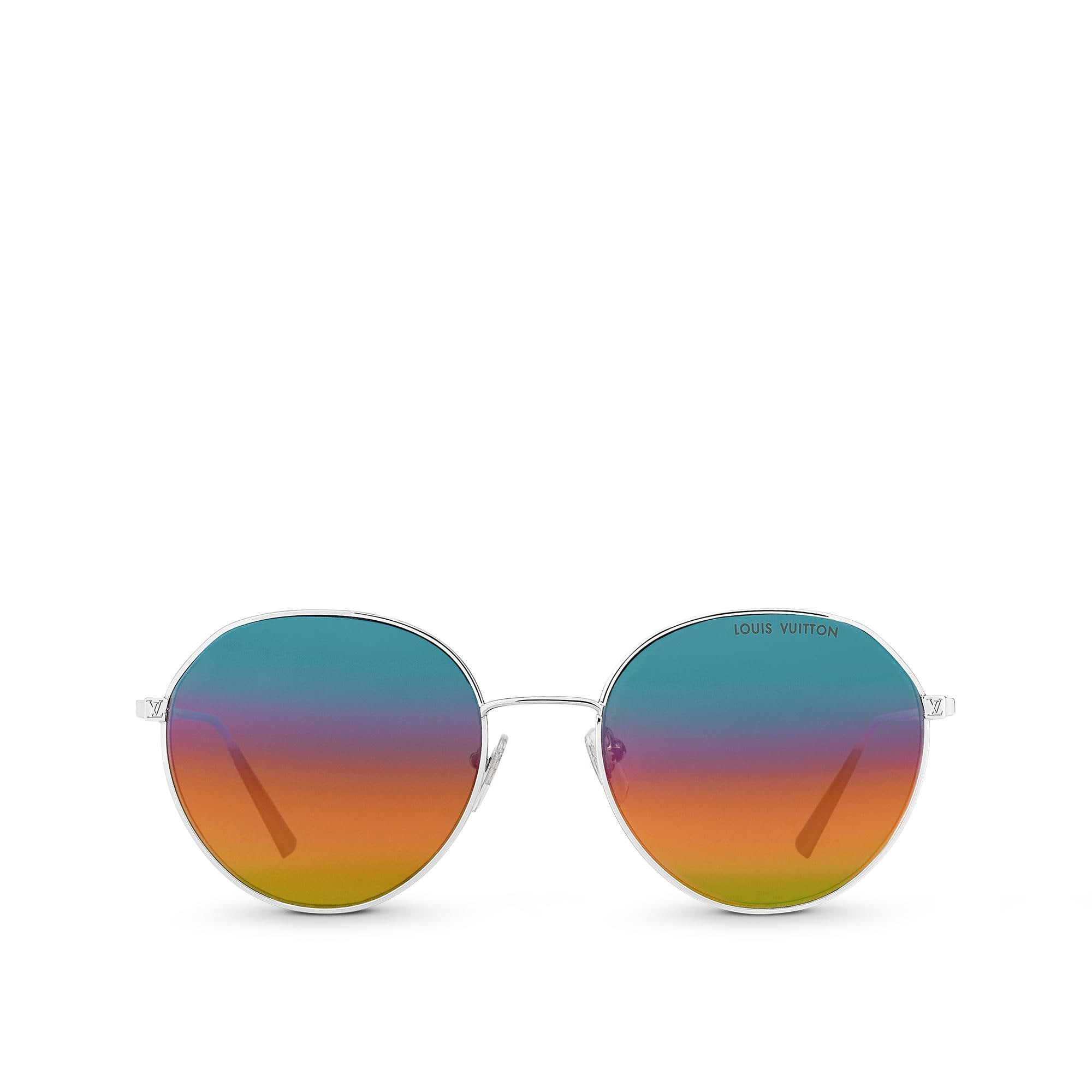 LOUIS VUITTON Z1604U LV Ace Round Sunglasses 57-20 145 Polarized Silver Men  1175