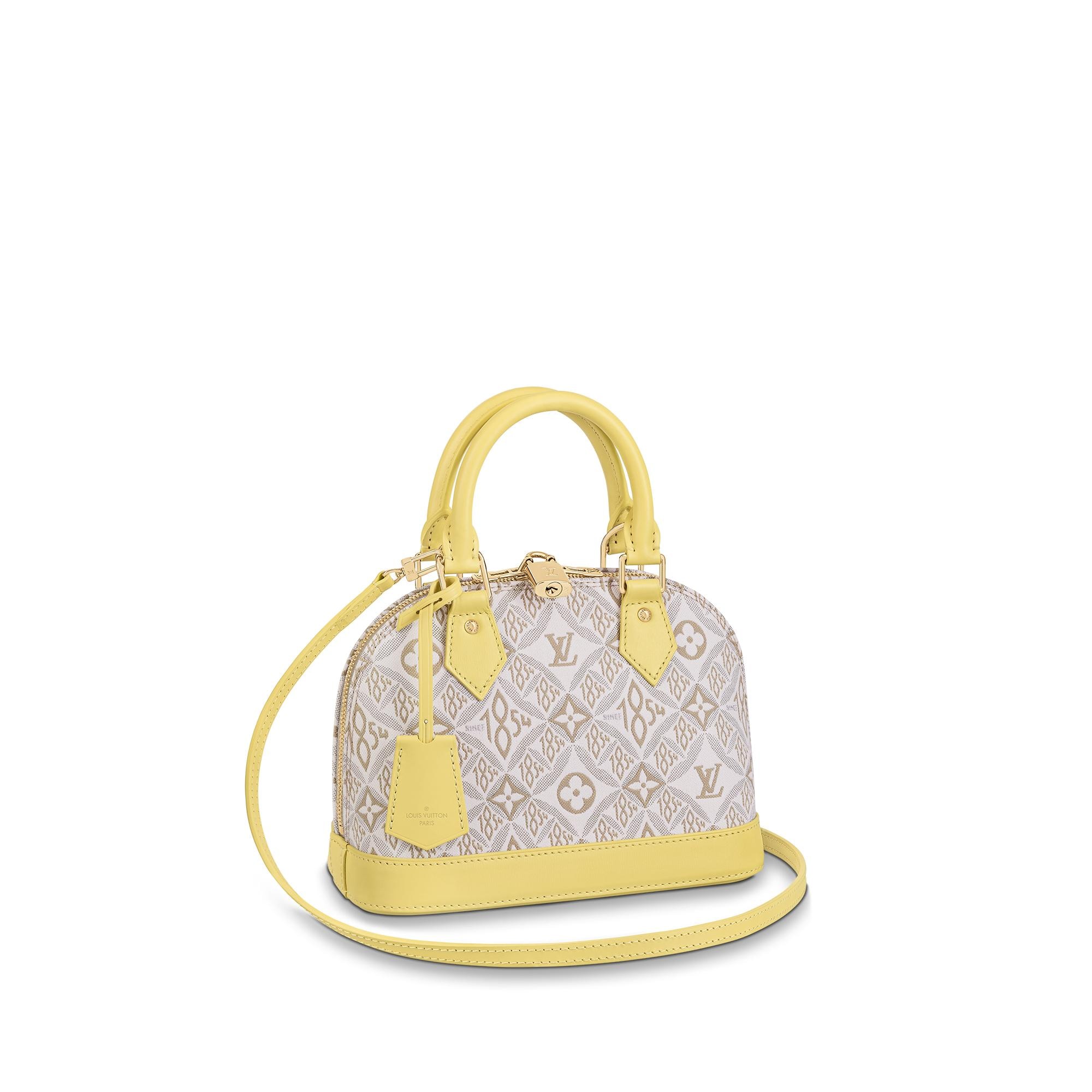 Louis Vuitton Epi Alma Bb 2Way Handbag Shoulder Bag Beige M58706