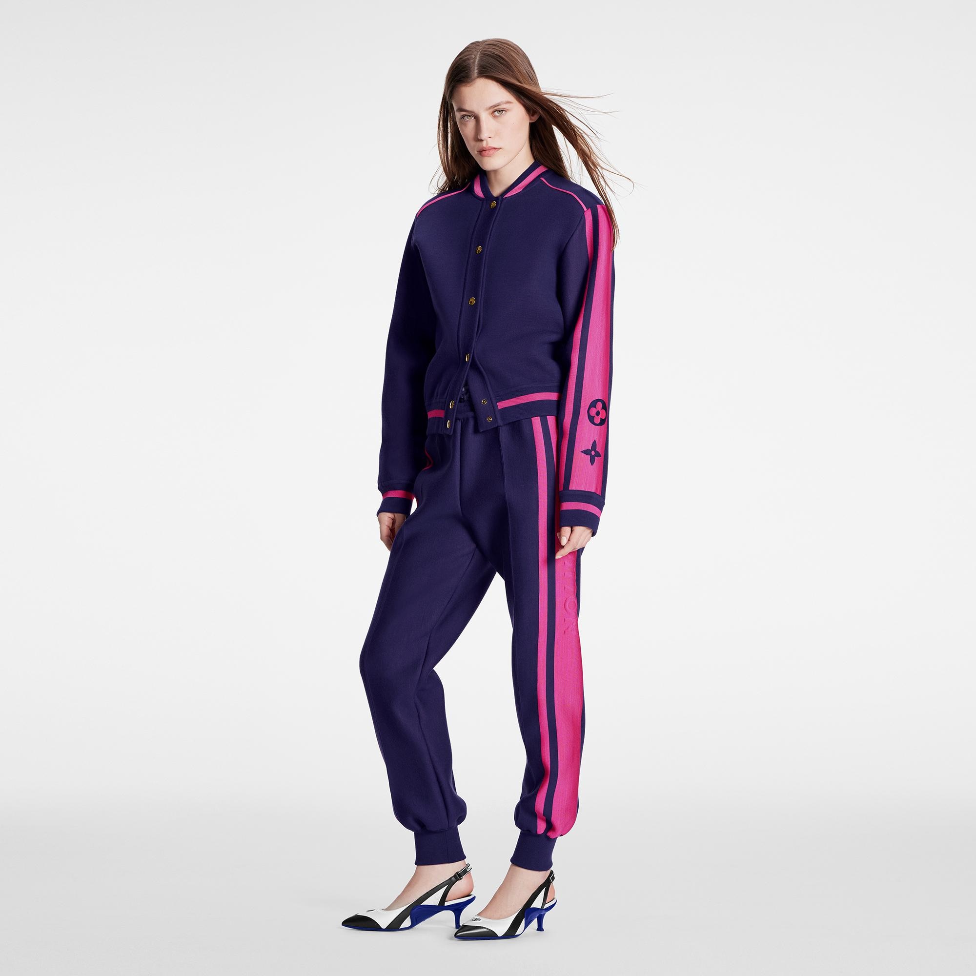 Louis Vuitton Block Knit Bomber Jacket – Women – Ready-to-Wear 1AA97O