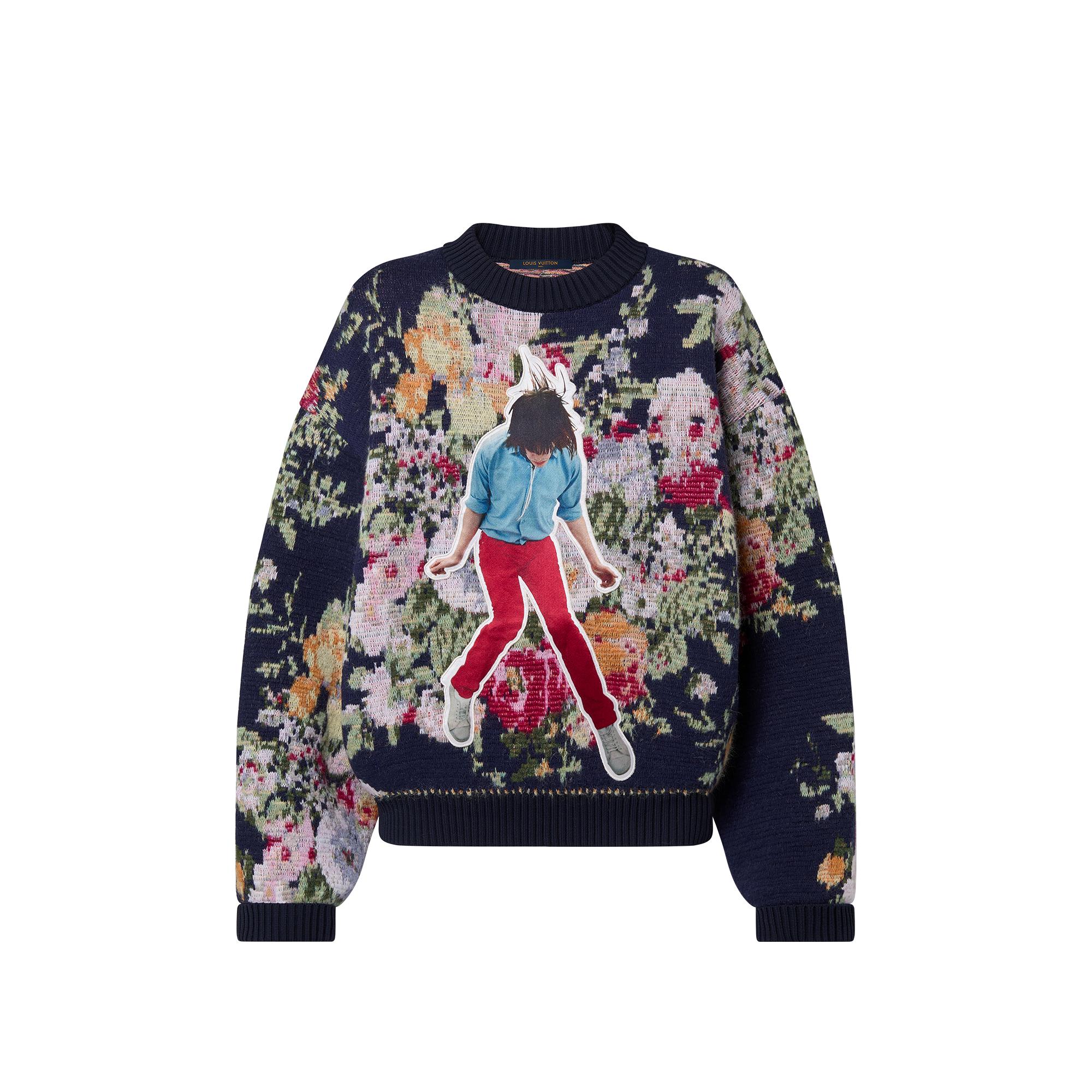 Louis Vuitton David Sims Flower Jacquard Sweater – Women – Ready-to-Wear 1AAMCM S
