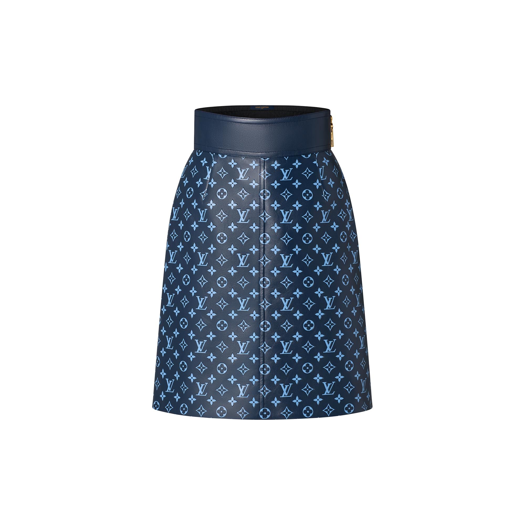Louis Vuitton Embossed Midnight Monogram Pencil Skirt – Women – Ready-to-Wear 1AA9DA