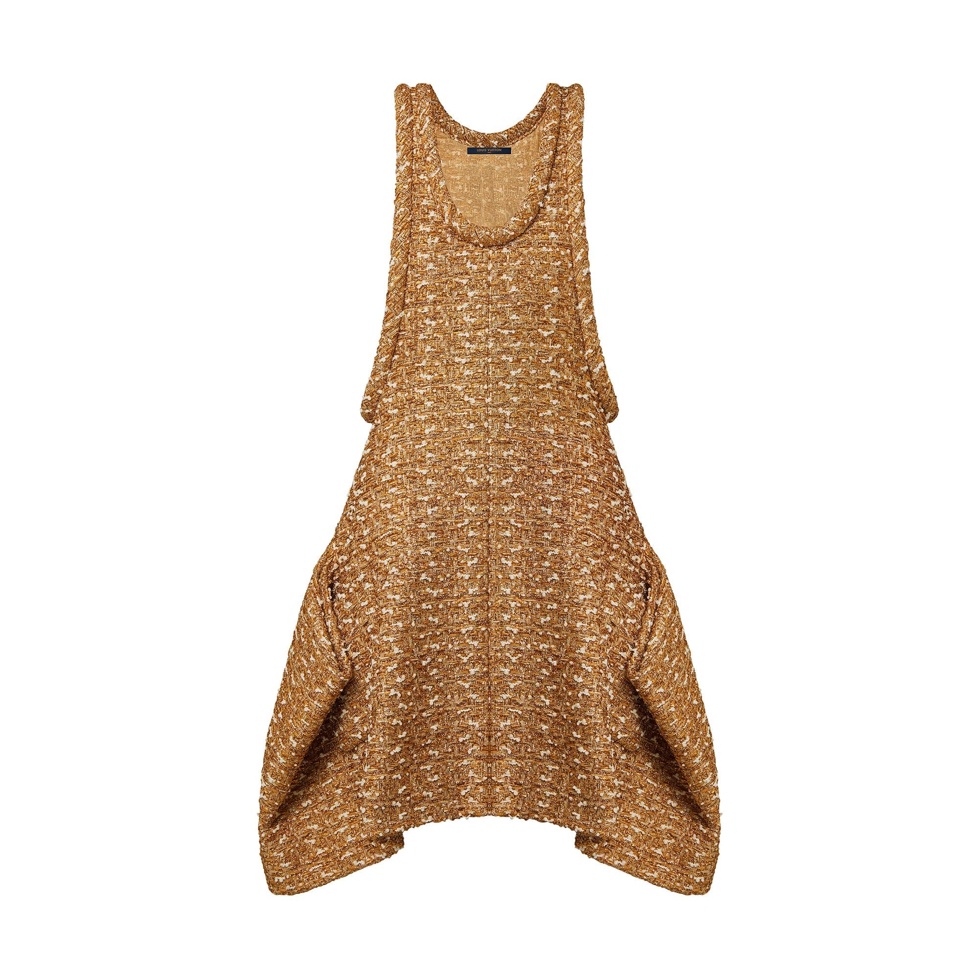Louis Vuitton Gold Tweed T Dress – Women – Ready-to-Wear 1AAMO2