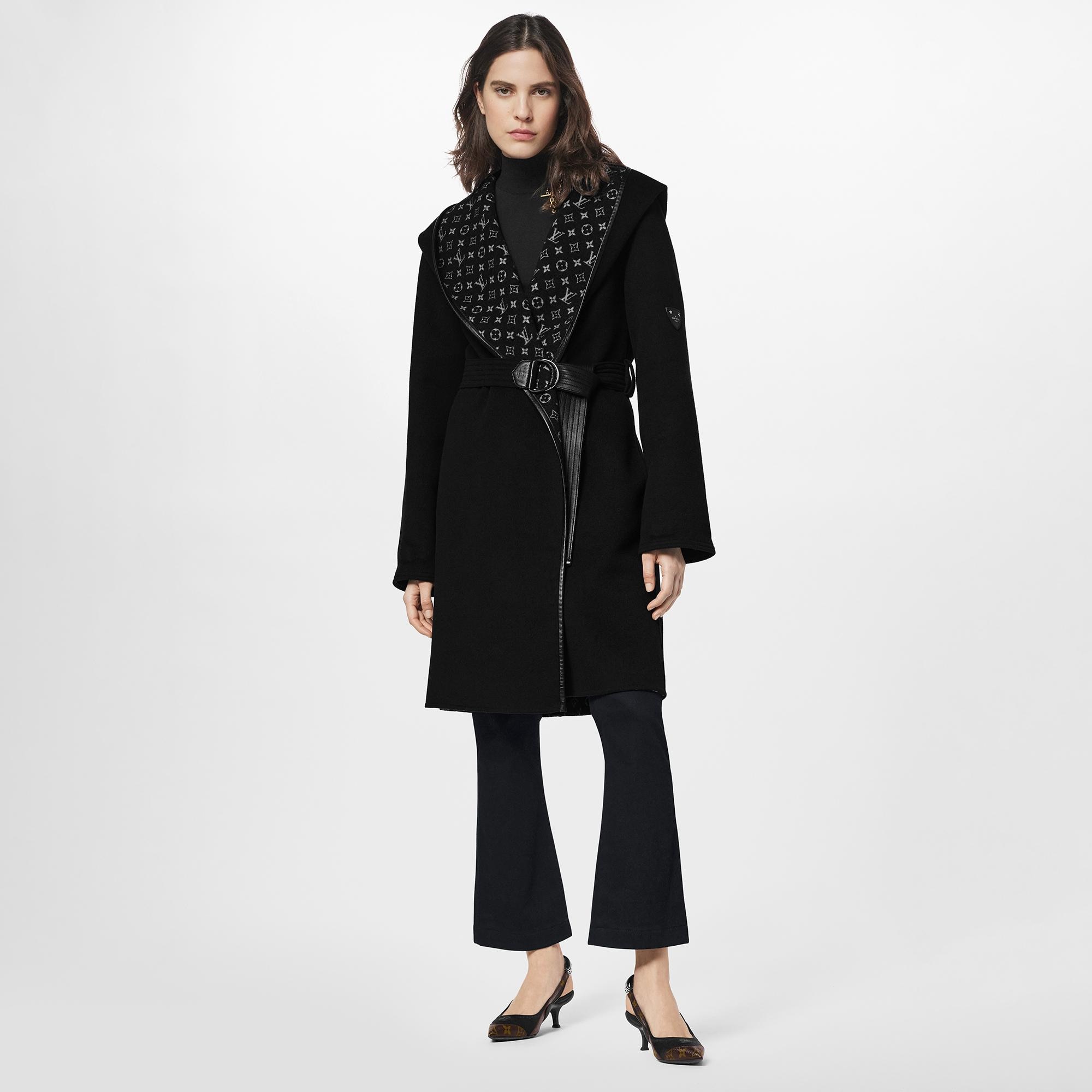 Louis Vuitton Hooded Wrap Coat – Women – Ready-to-Wear 1A4PE7
