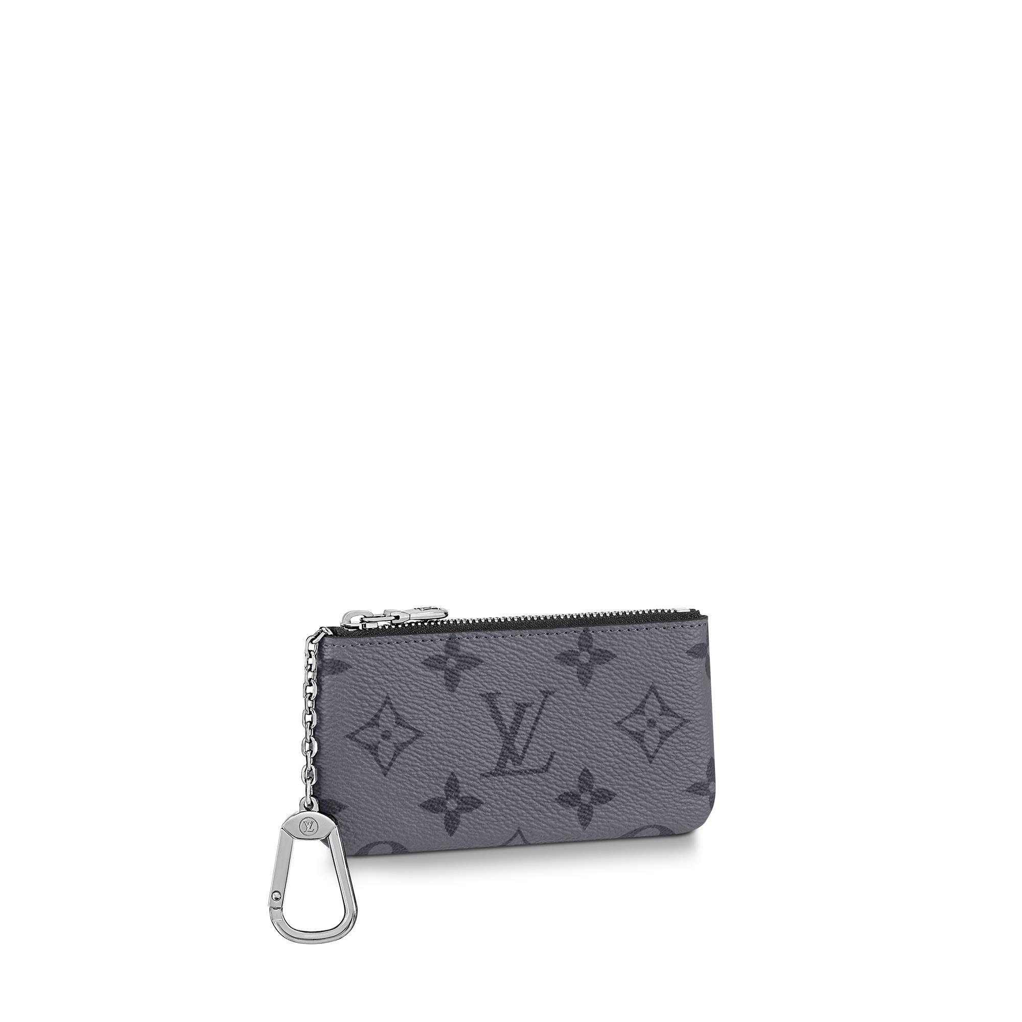 Louis Vuitton Key Pouch Monogram Eclipse Canvas – Men – Small Leather Goods M80905