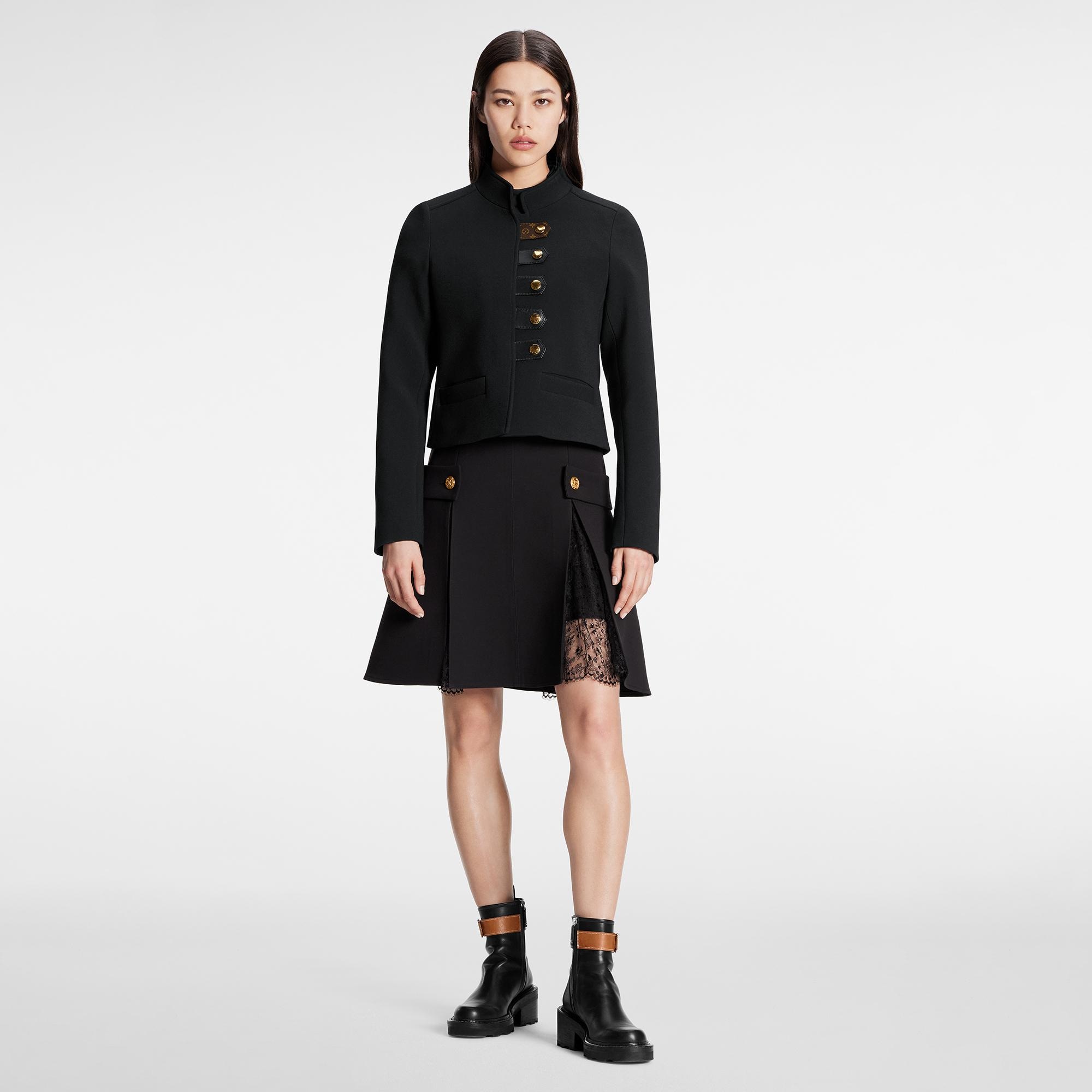 Louis Vuitton Leather Tab Officer Jacket – Women – Ready-to-Wear 1AA9V2