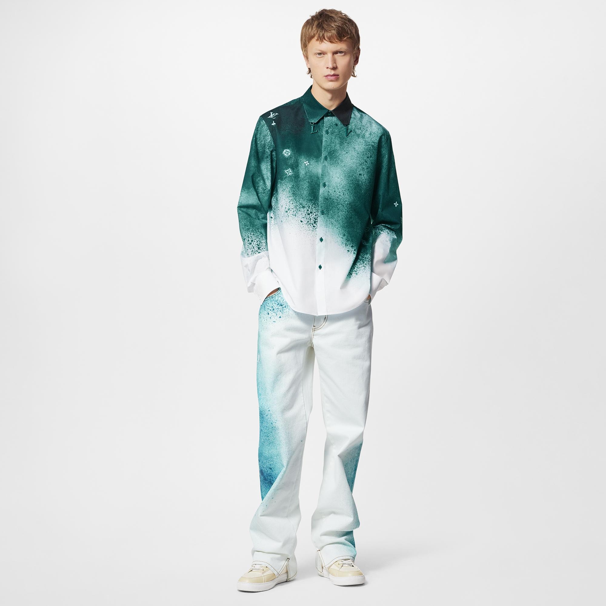 Louis Vuitton Long-Sleeved Graphic Shirt – Men – Ready-to-Wear 1AATGV L
