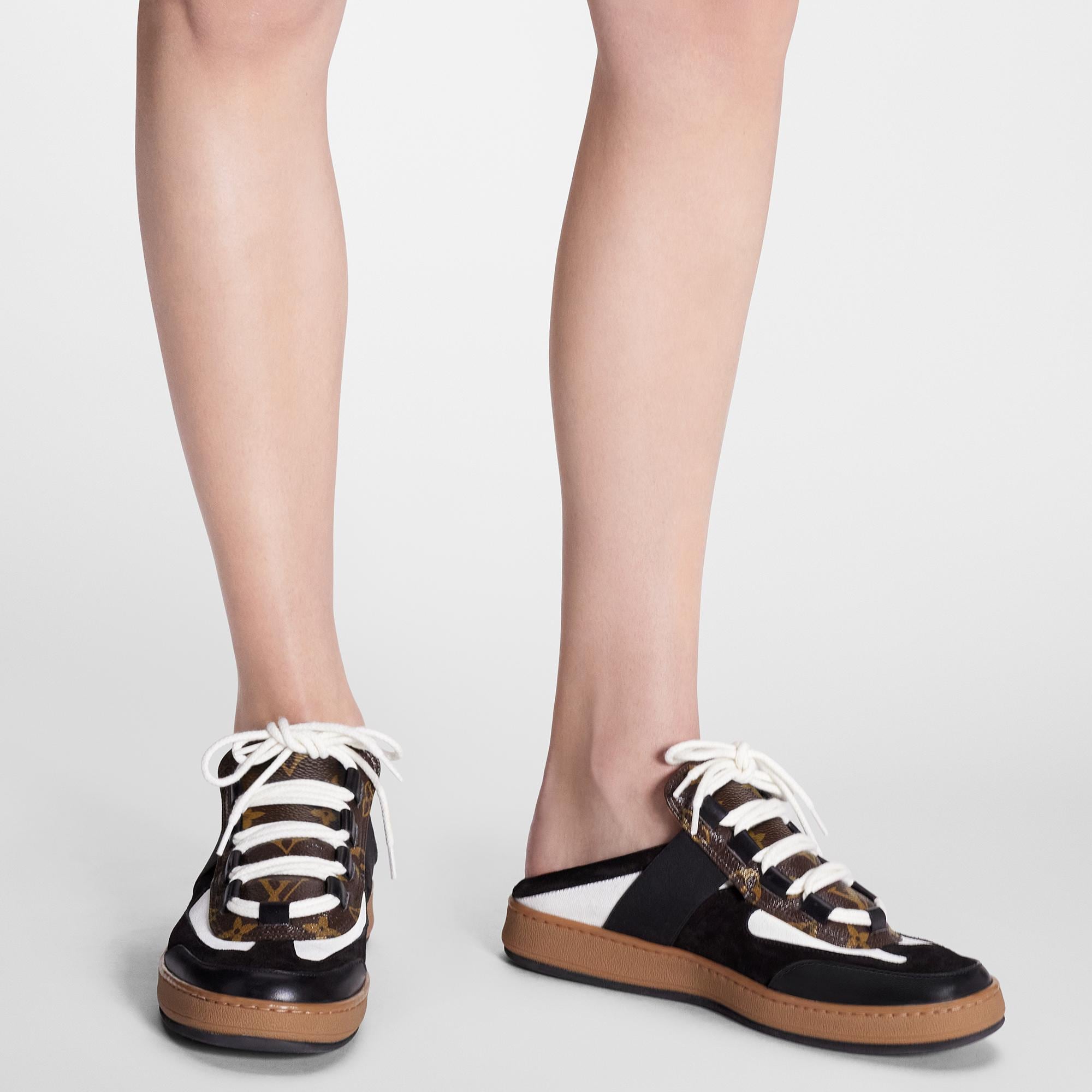 Louis Vuitton Lous Open Back Sneaker – Women – Shoes 1AAOOB Black
