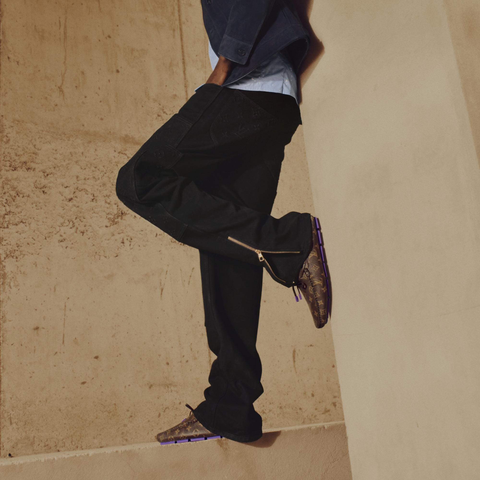 Louis Vuitton LV Driver Mocassin – Men – Shoes 1AAF2M Ebene