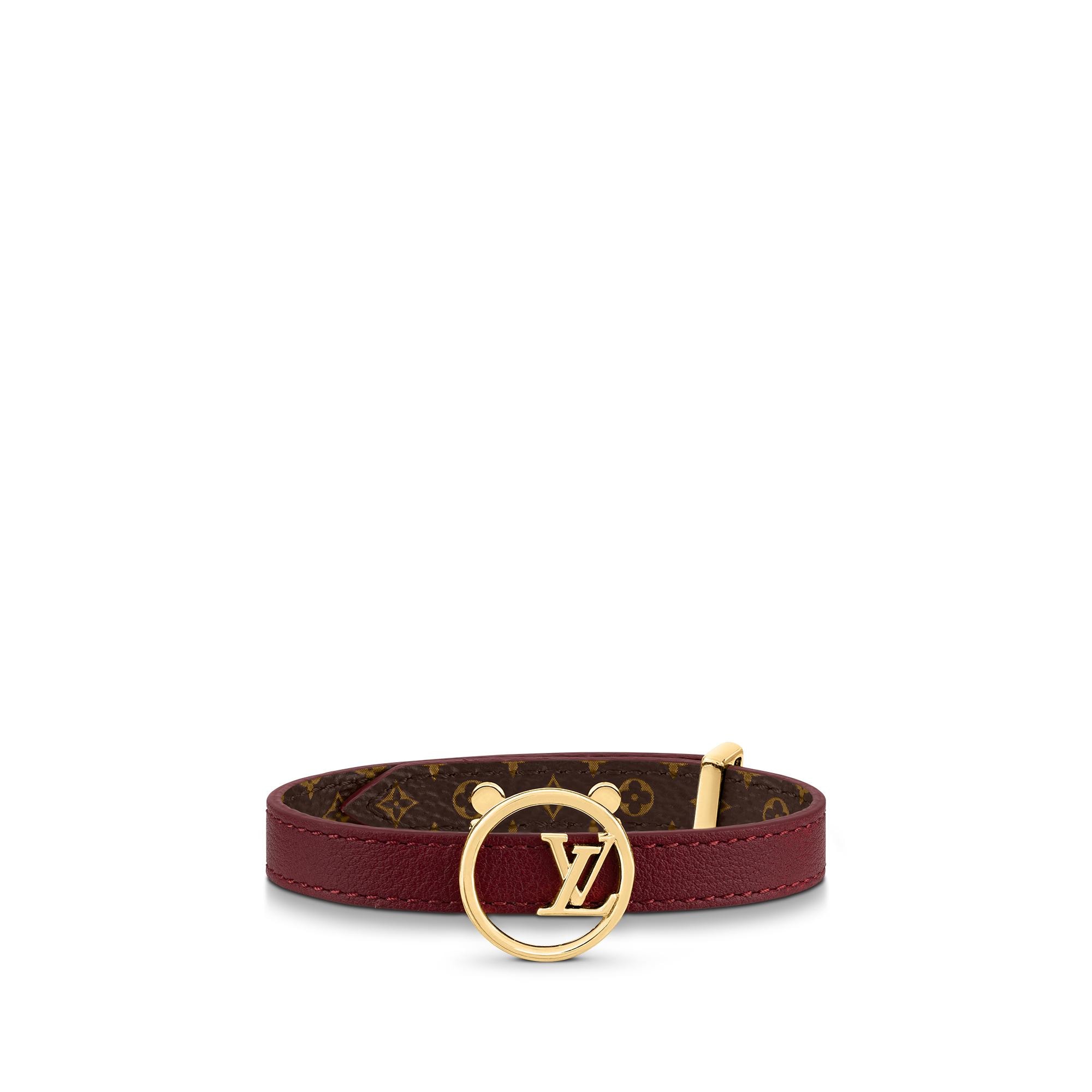 Louis Vuitton LV Eclipse Leather Bracelet Other Leathers – Women – Accessories M8101E Carmine