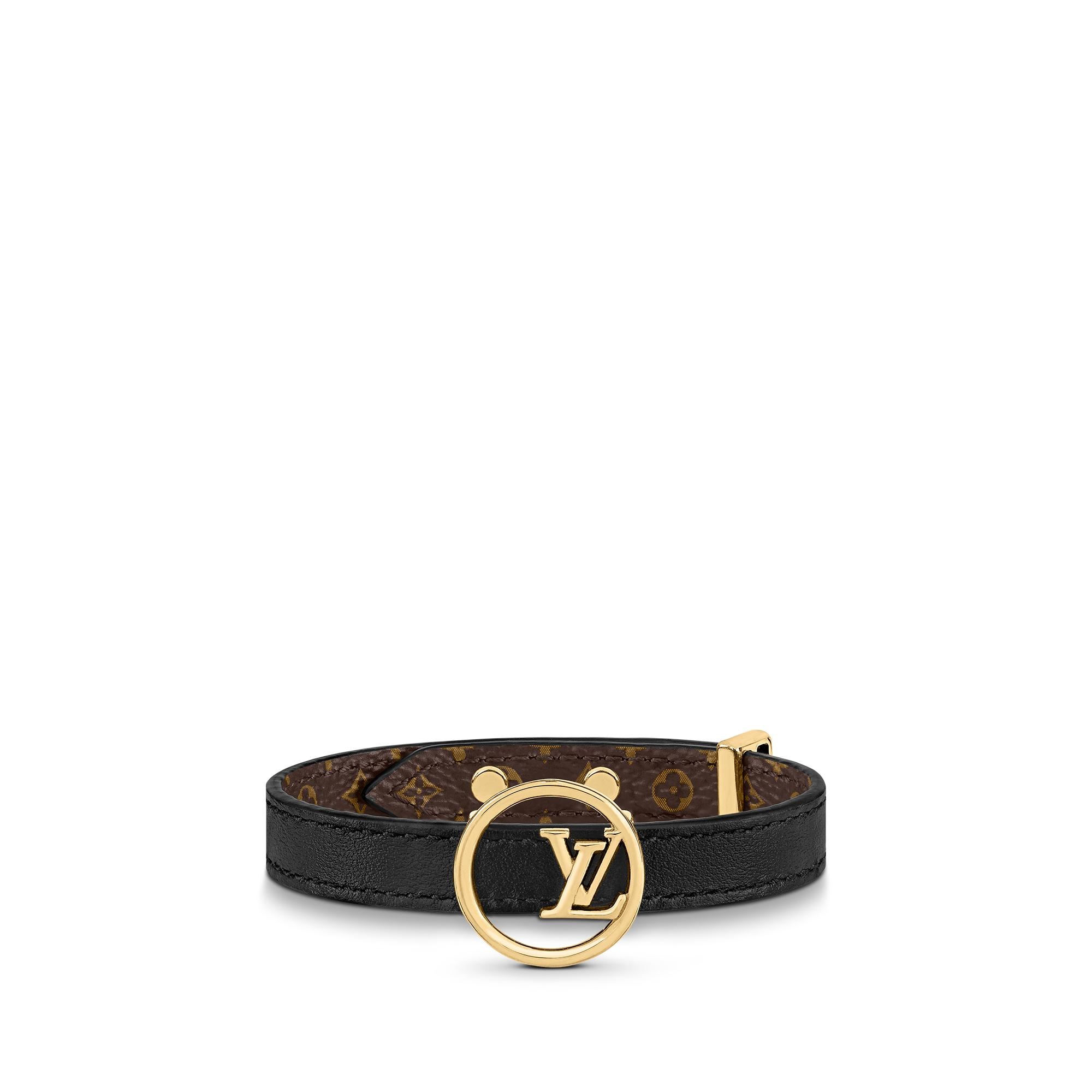 Louis Vuitton LV Eclipse Leather Bracelet Other Leathers – Women – Accessories M8103E Black