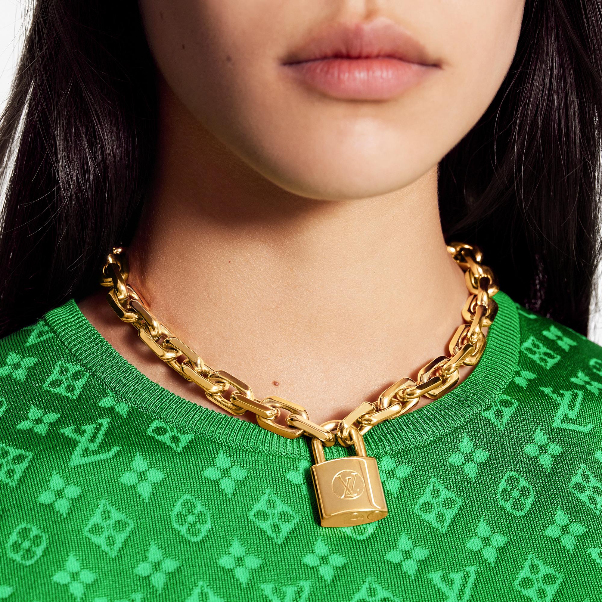 Louis Vuitton LV Edge Necklace Cadenas – Women – Fashion Jewelry MP2993
