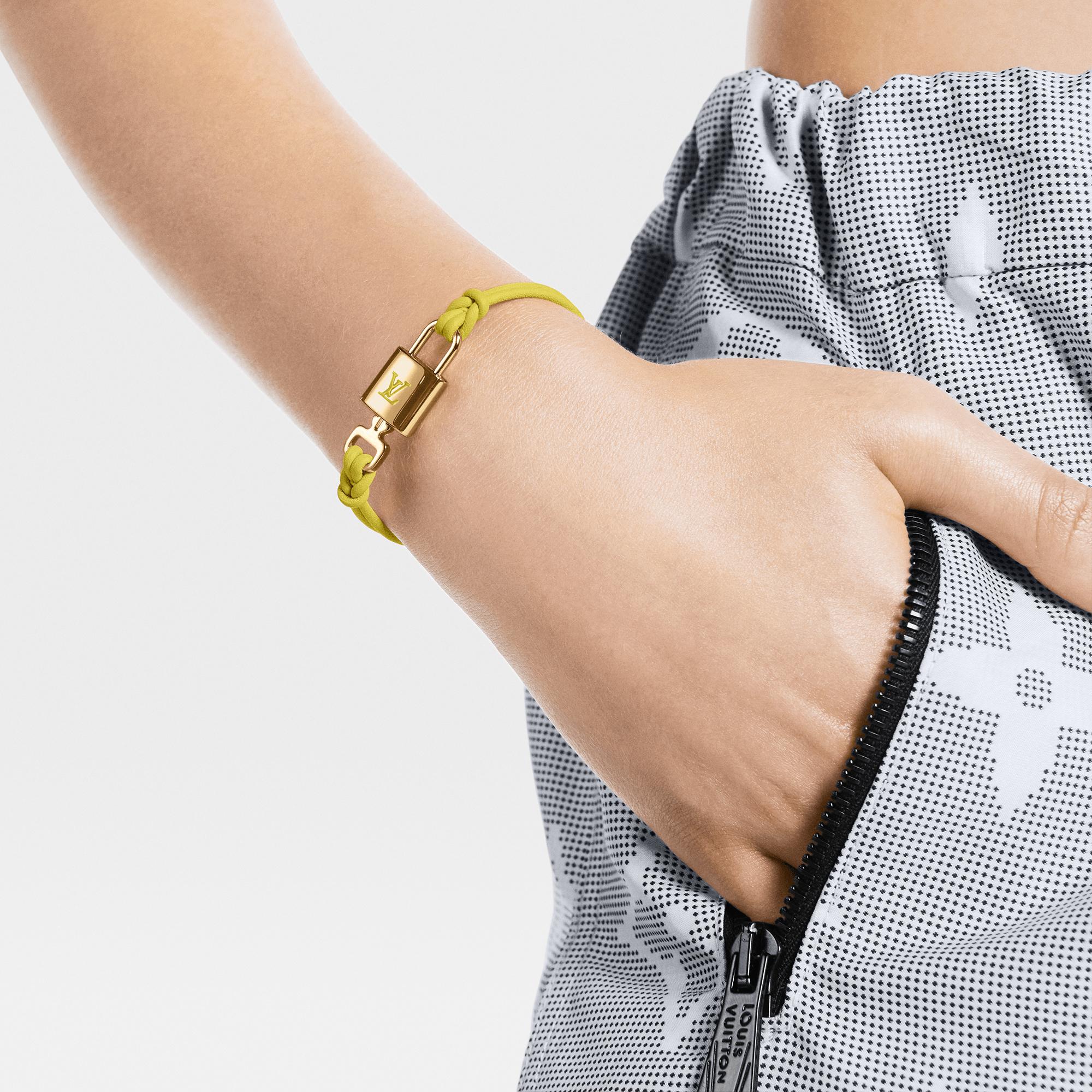 Louis Vuitton LV Padlock Bracelet Other Leathers – Women – Fashion Jewelry M8141E Yellow