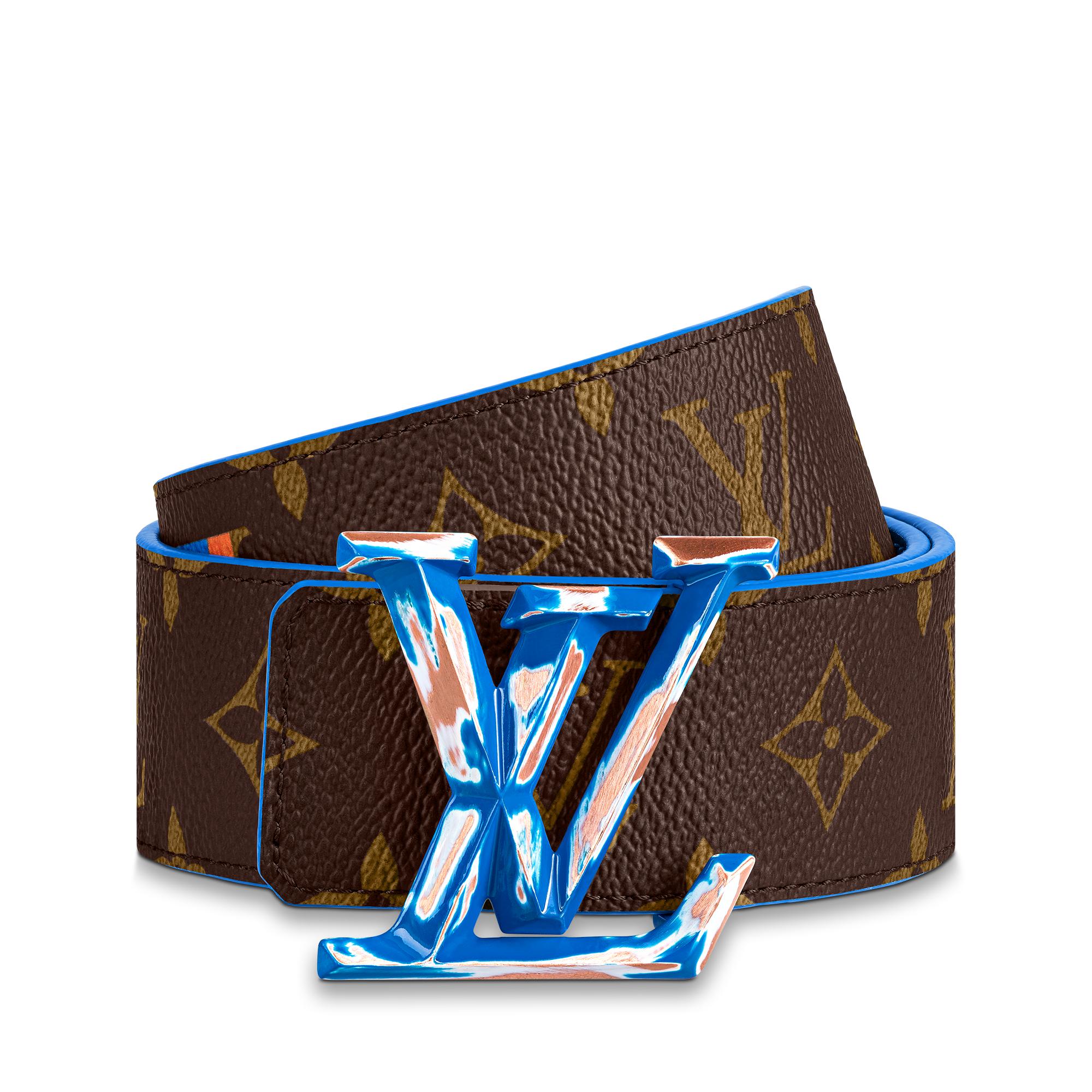 Louis Vuitton Men's Anthracite Reversible LV Pyramide 40 MM Belt M0171 –  Luxuria & Co.