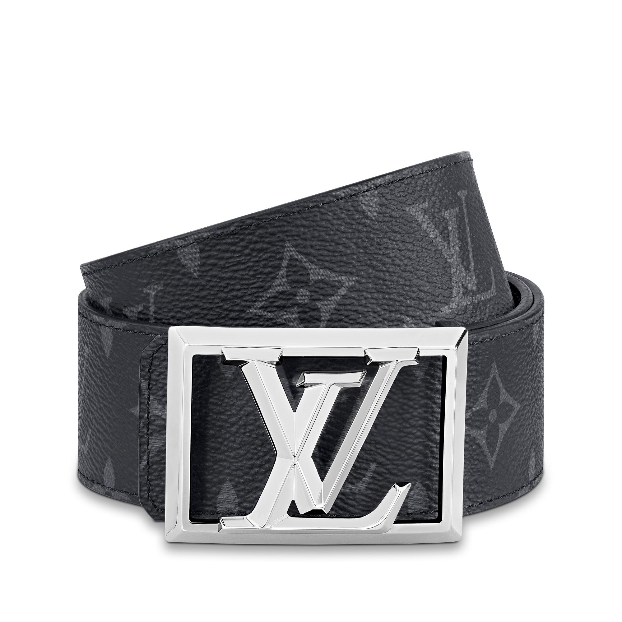 Louis Vuitton MONOGRAM Lv pyramide frame 14mm reversible bracelet (M8034E)