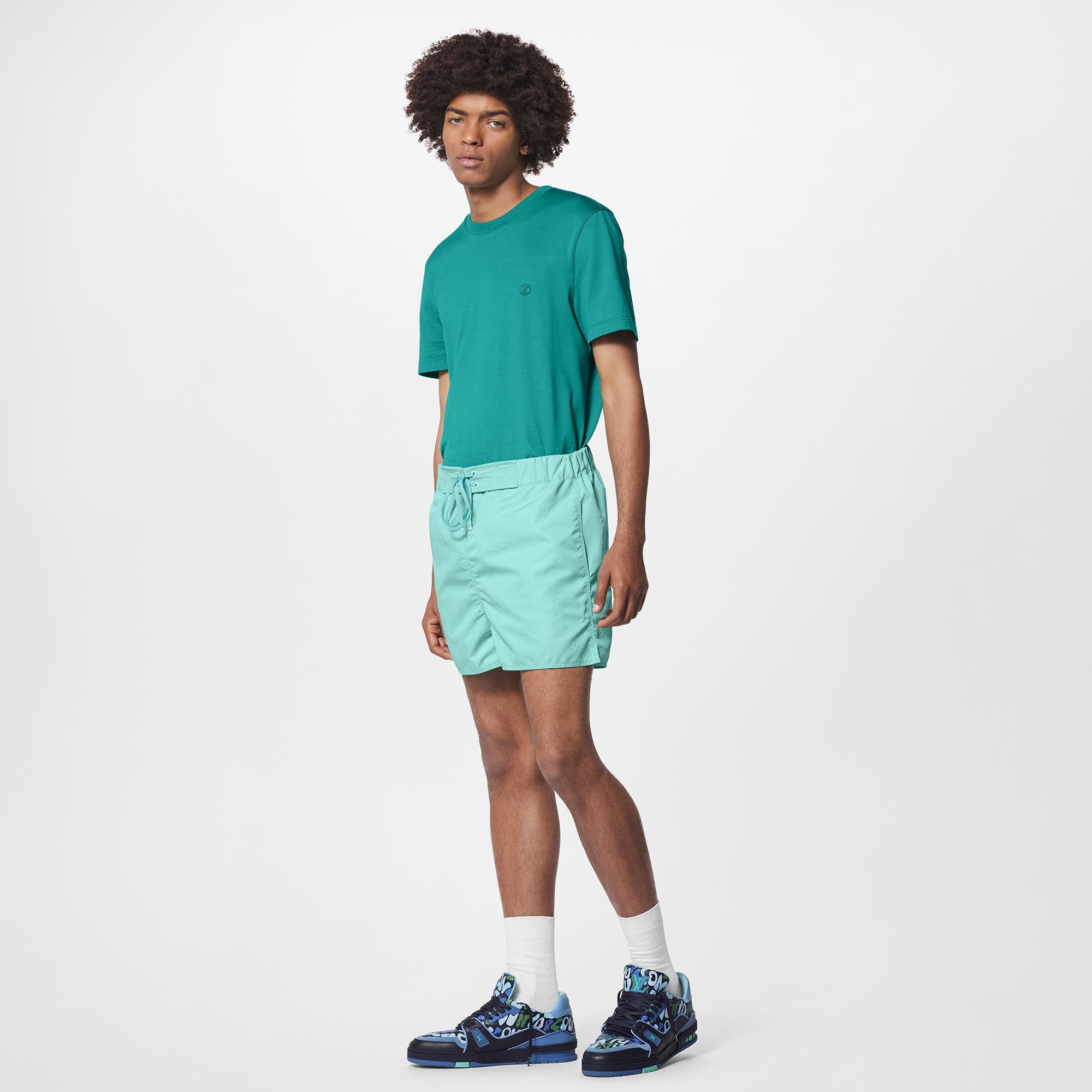 Louis Vuitton LVSE 3D Pocket Monogram Board Shorts – Men – Ready-to-Wear 1AAT49 Water Green