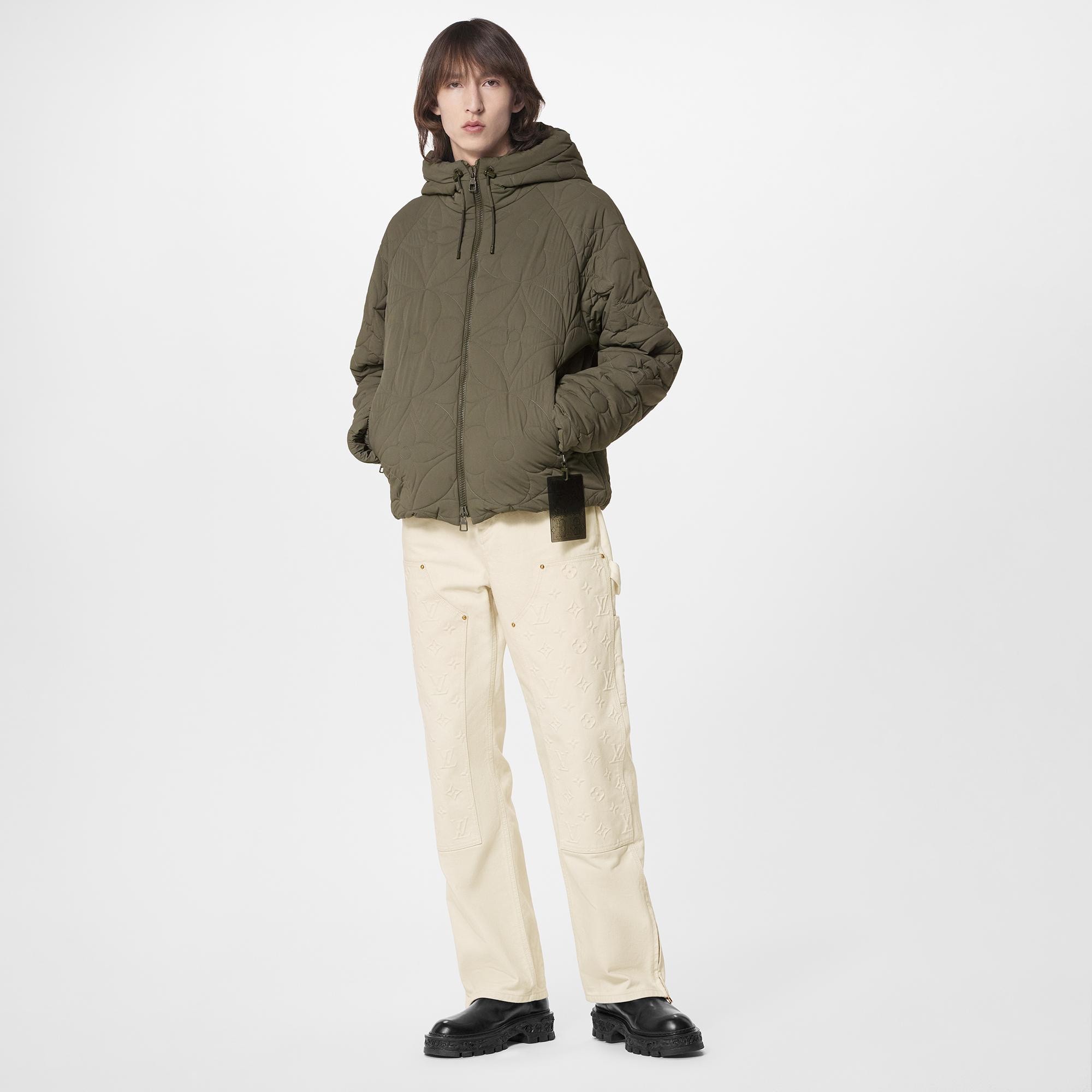 Louis Vuitton LVSE Flower Quilted Hoodie Jacket – Men – Ready-to-Wear 1AAU96