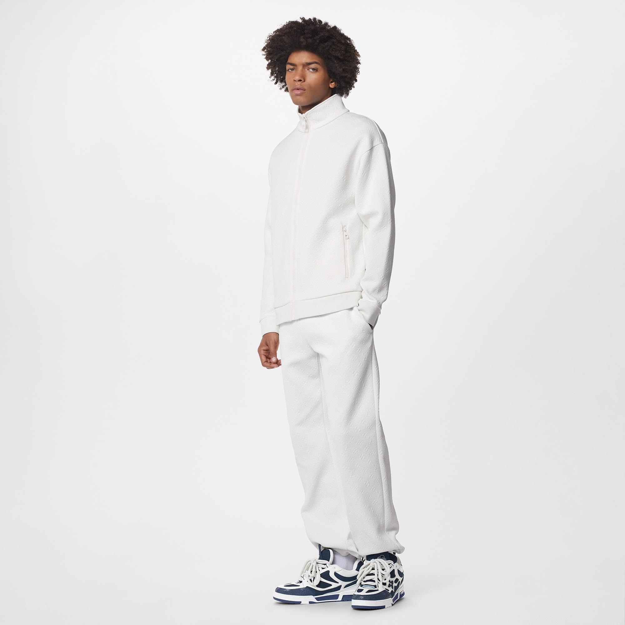 Louis Vuitton LVSE Monogram Fleece Tracksuit – Men – Ready-to-Wear 1AATUN Milk White