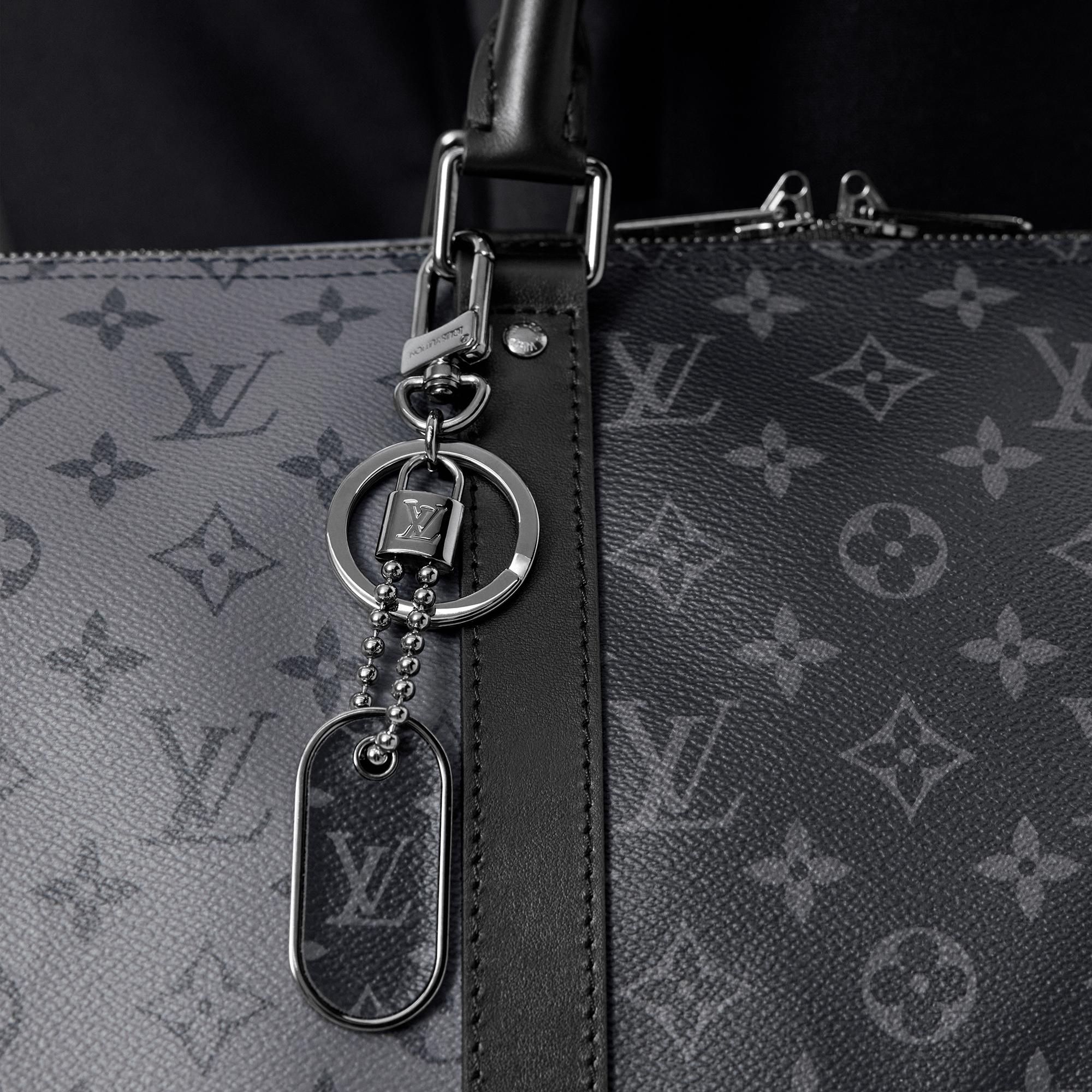Louis Vuitton Monogram ID Tab Bag Charm and Key Holder in Grey – Accessories M63618