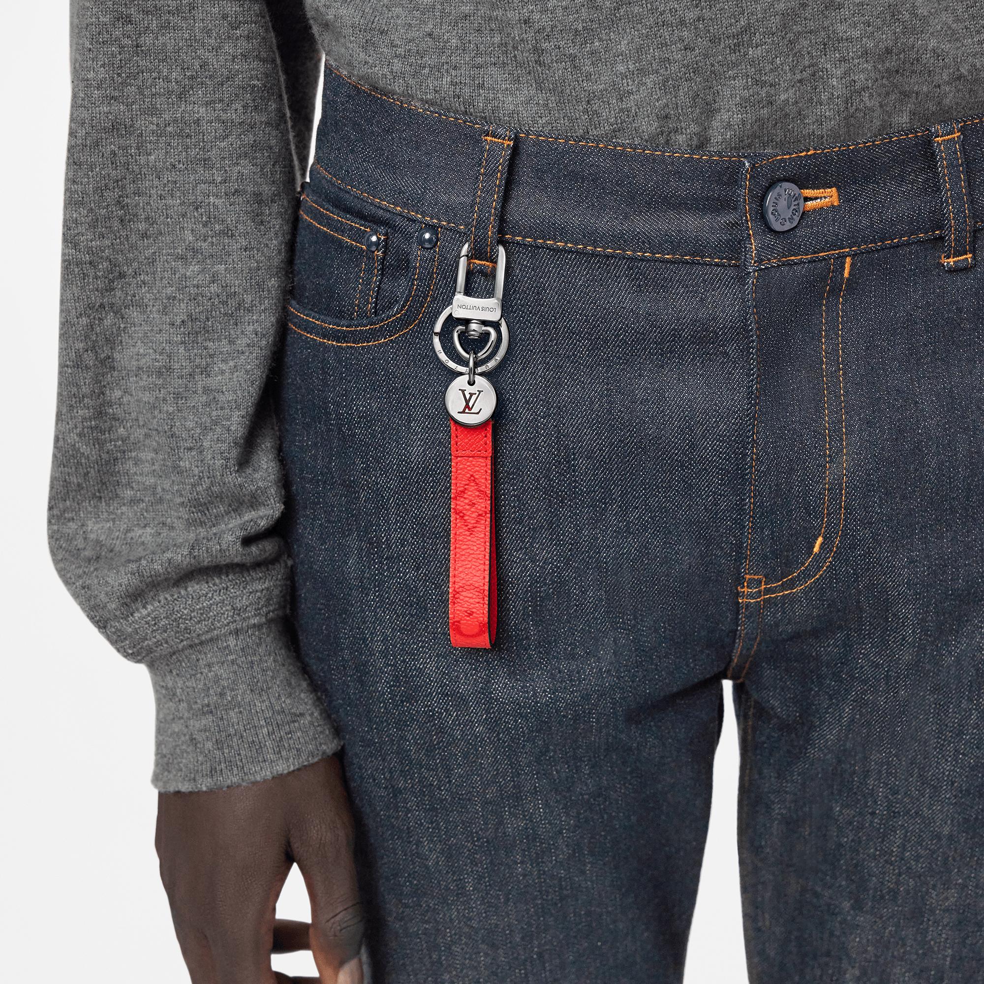 Louis Vuitton Men's Monogram Slim Dragonne Bag Charm & Key Holder