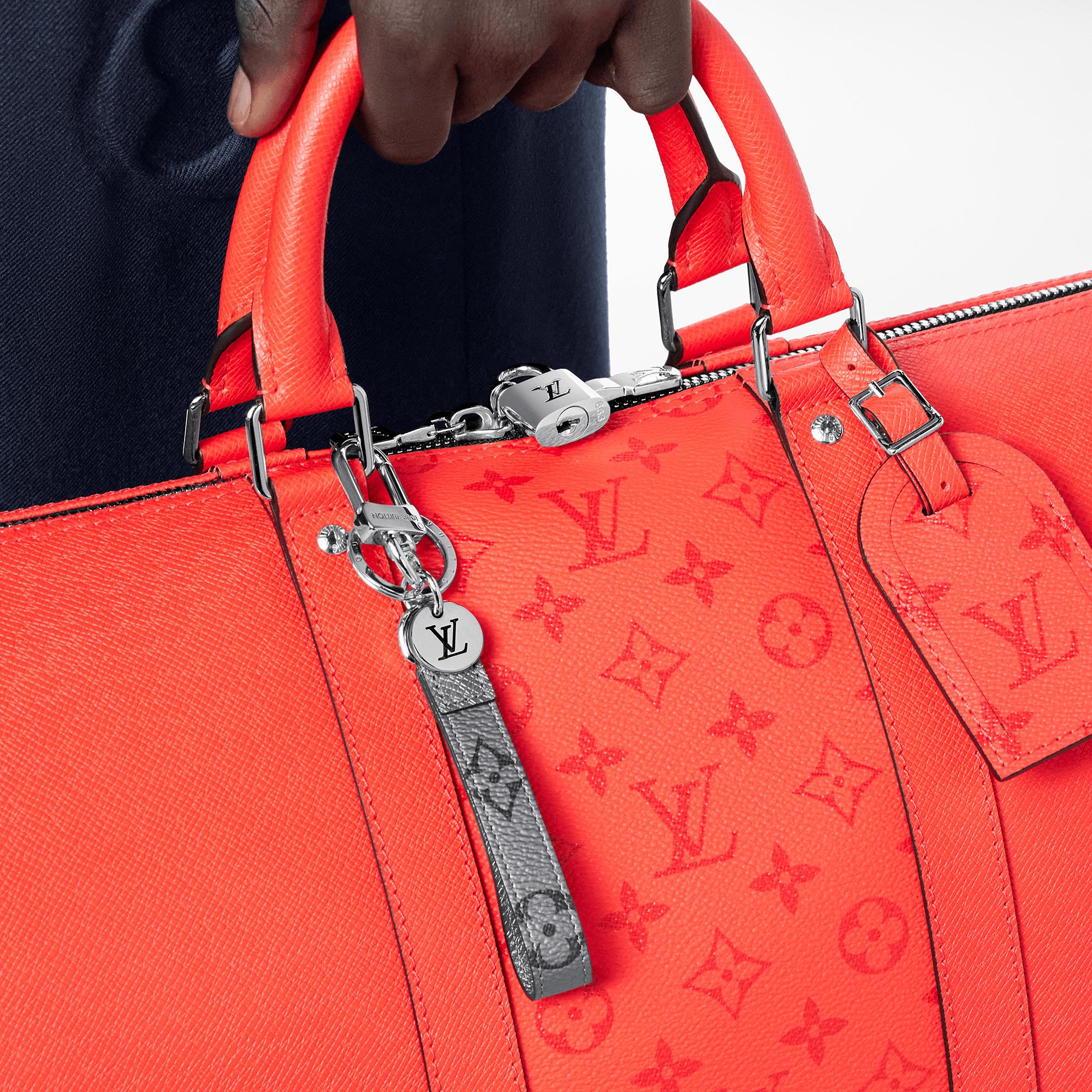 Louis Vuitton Monogram Slim Dragonne Bag Charm And Key Holder – Men – Accessories M77157 Silver