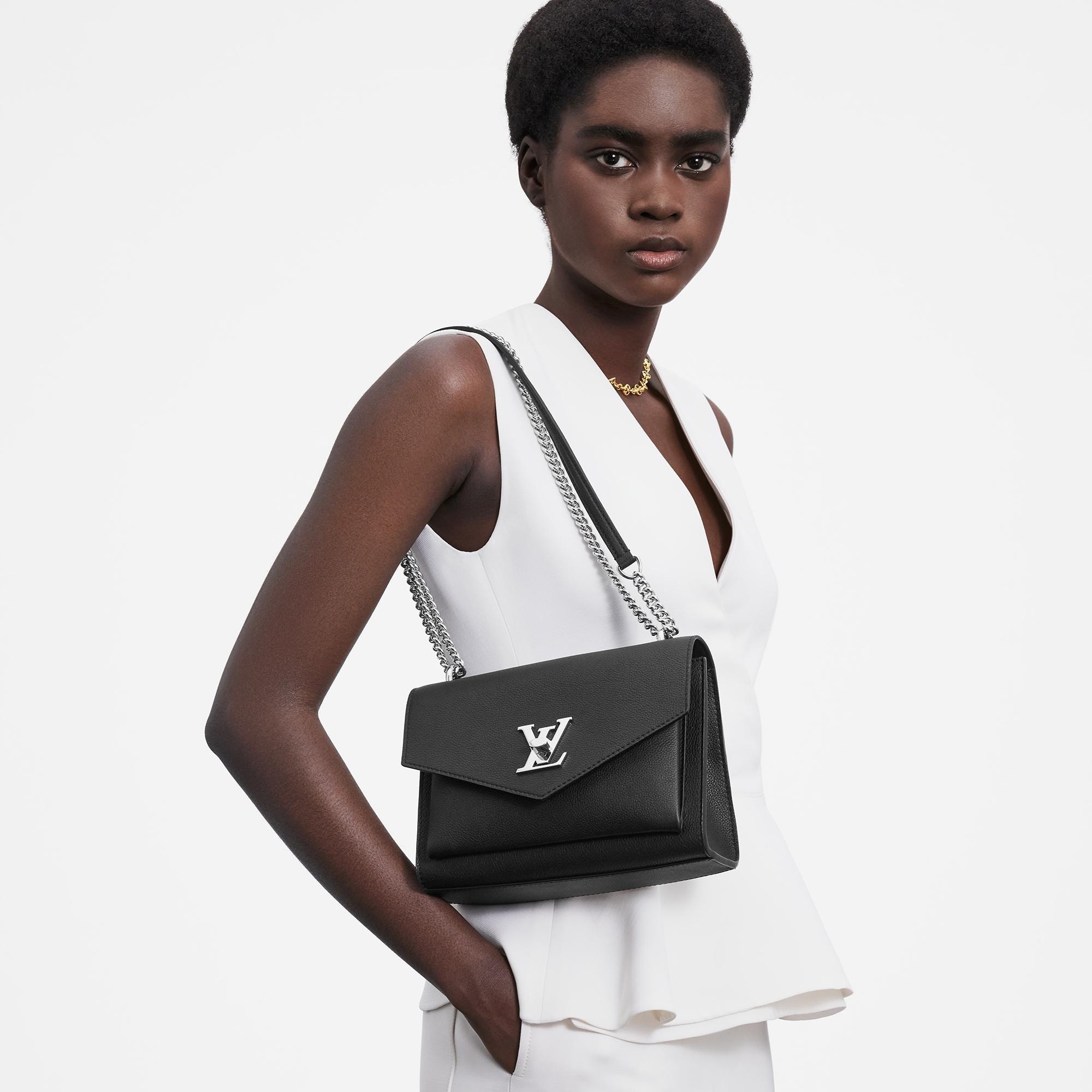 Louis Vuitton Mylockme Chain Bag Lockme Leather – Women – Handbags M51418 Black