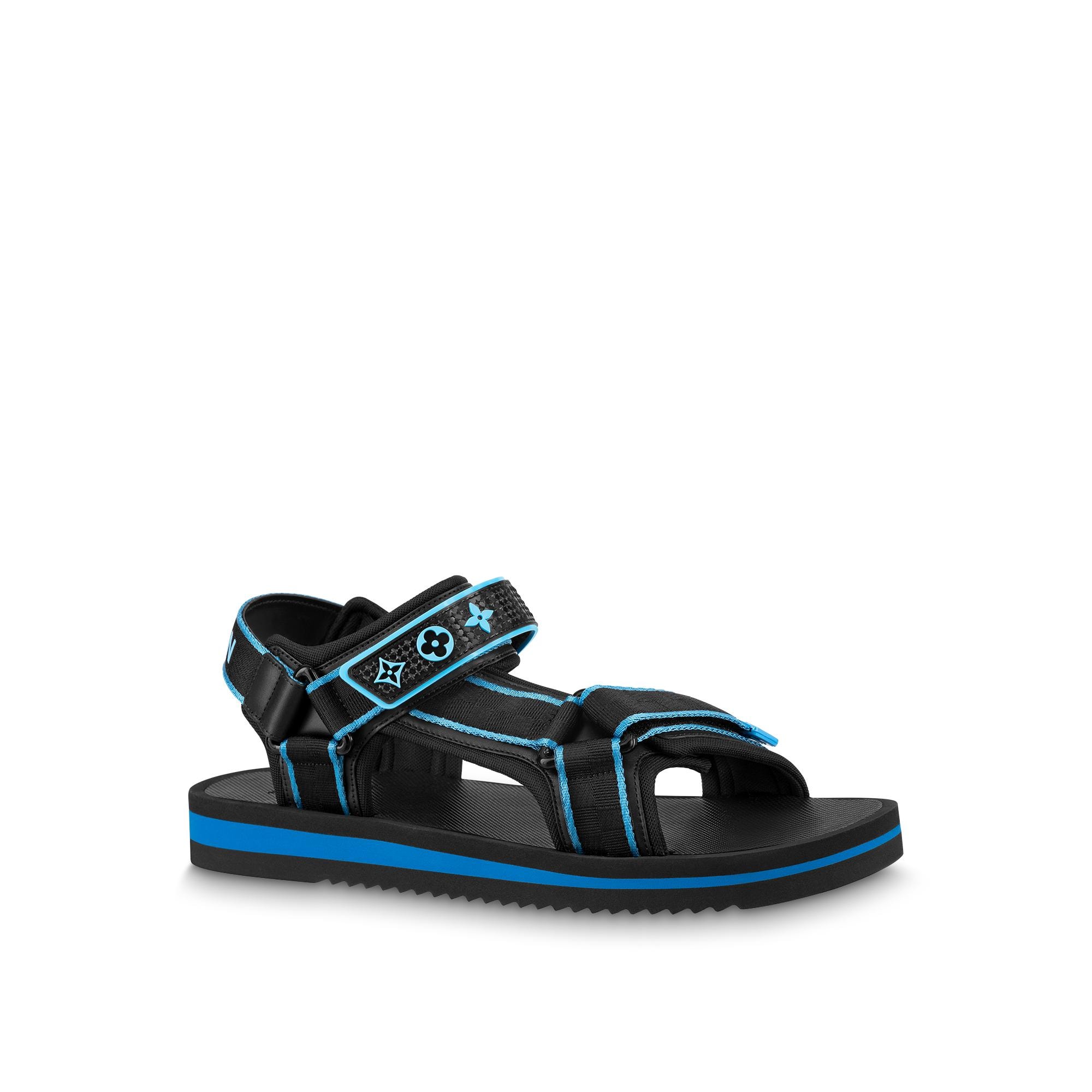 Louis Vuitton Panama Sandal – Men – Shoes 1AA4GB Black