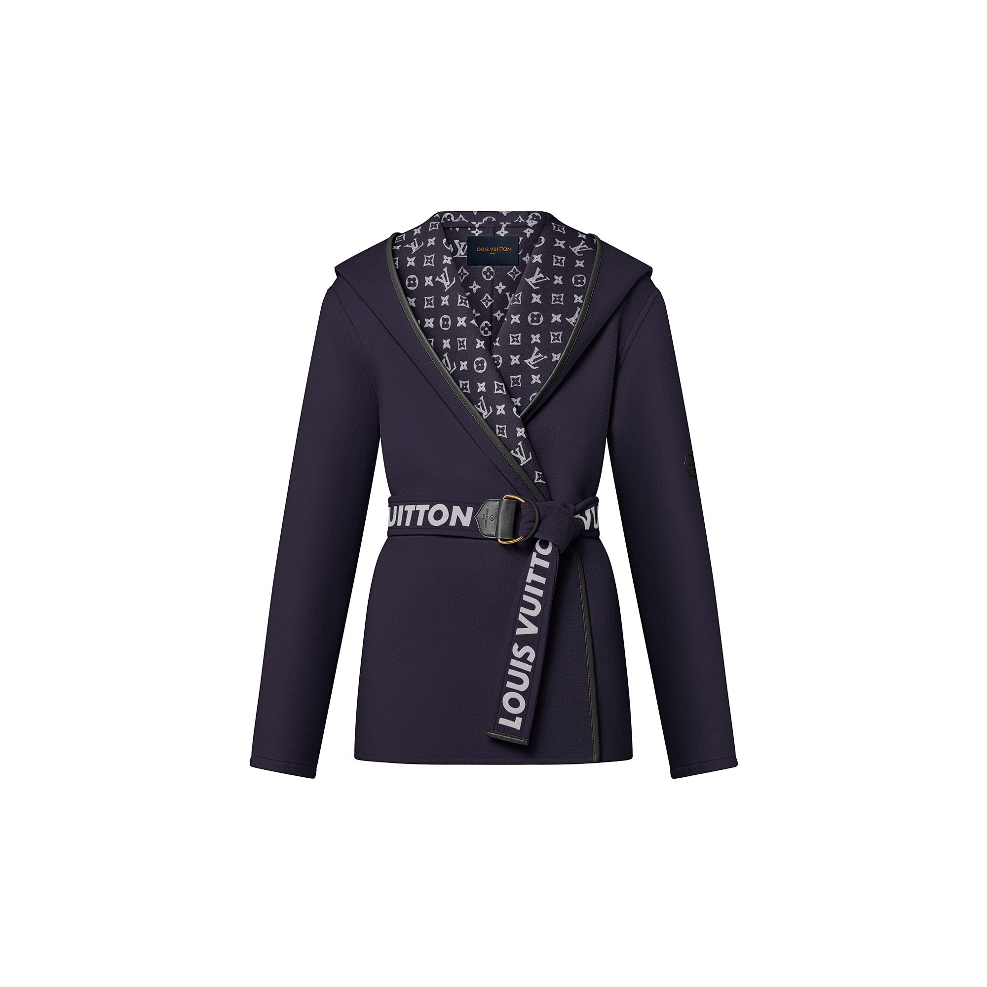 Louis Vuitton Signature Double Face Short Wrap Coat – Women – Ready-to-Wear 1AA8QE Oil