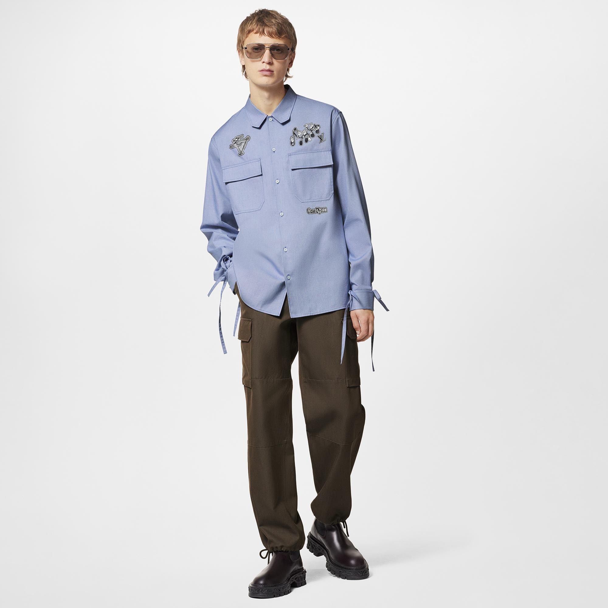 Louis Vuitton Signature Regular Long-Sleeved Shirt – Men – Ready-to-Wear 1AATK7 XS