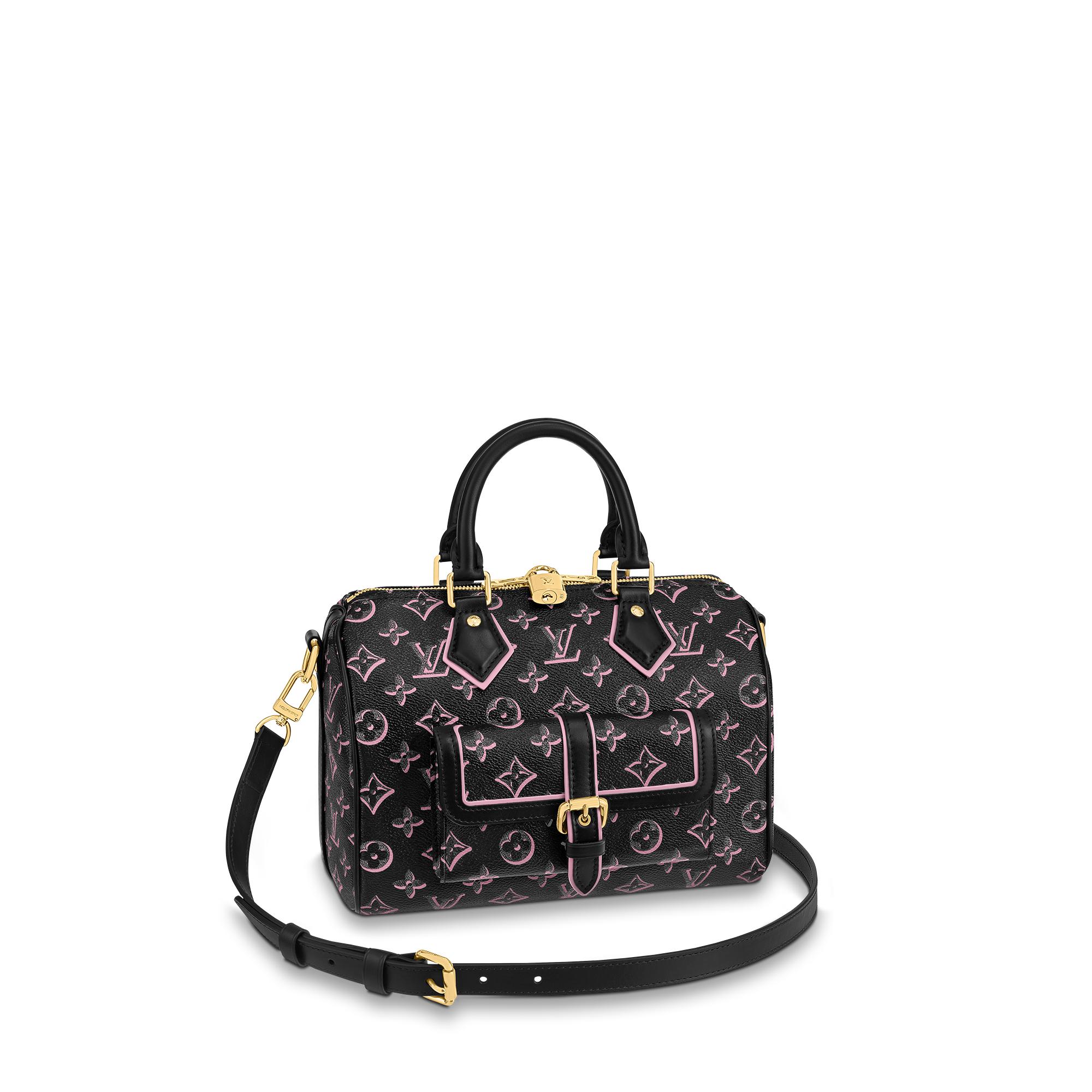 Louis Vuitton Speedy Bandoulière 25 – Women – Handbags M20852 Black