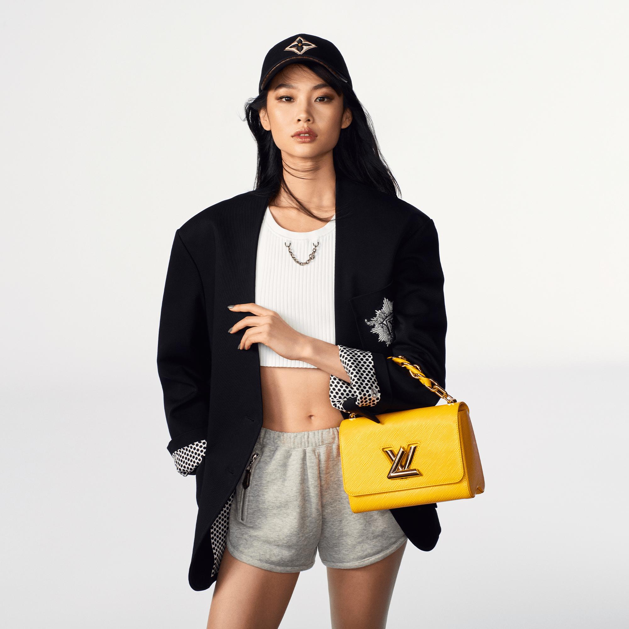 Louis Vuitton Epi grained Leather Twist MM – Women – Handbags M59888 Sunflower