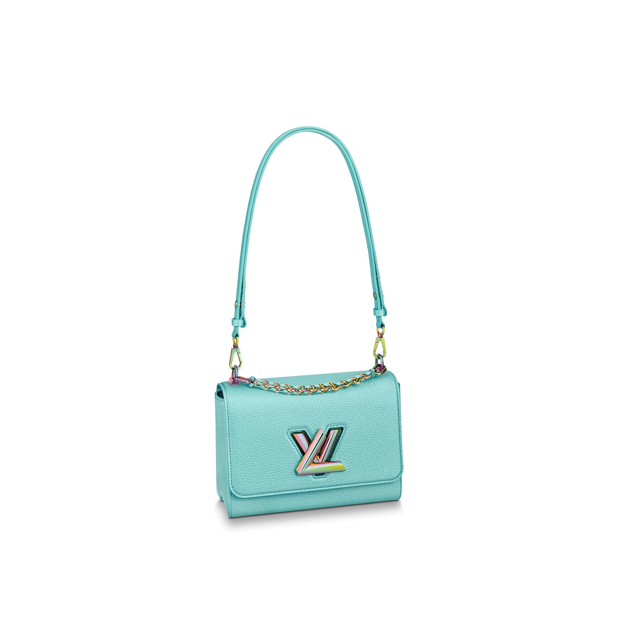 Louis Vuitton Twist MM Grained Calfskin Leather – Women – Handbags M20694 Blue