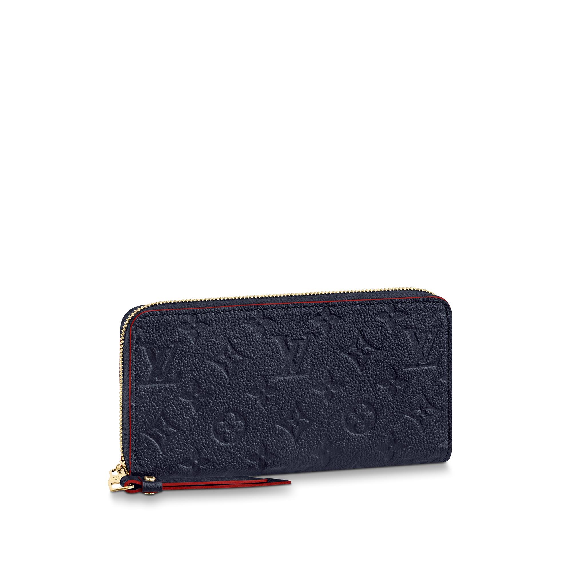 Louis Vuitton Zippy Wallet Monogram Empreinte Leather – Women – Small Leather Goods M62121 Marine Rouge