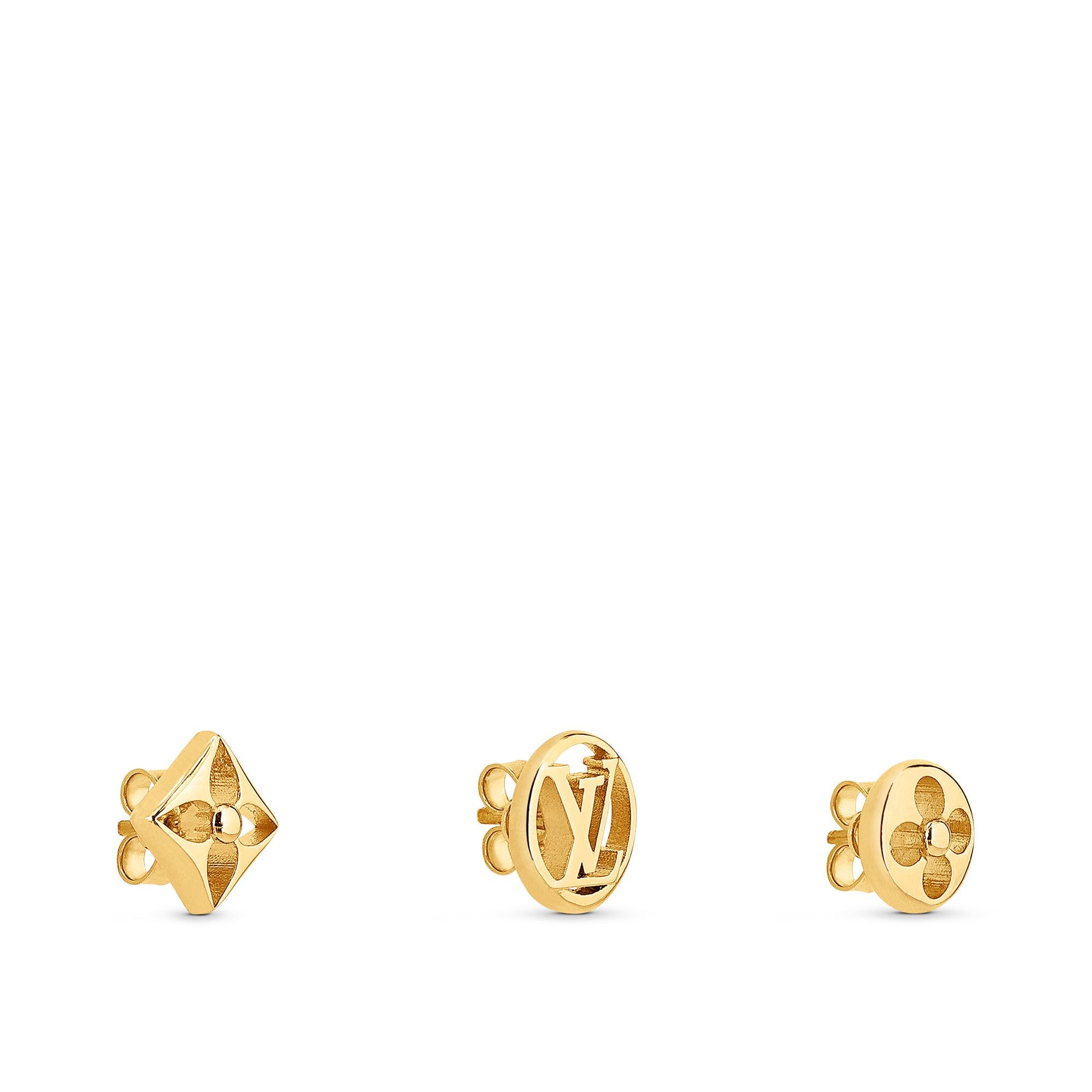 Louis Vuitton Crazy in Lock Earrings Set in Gold – Accessories M00395