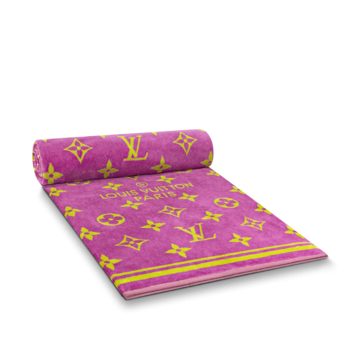 Louis Vuitton Monogram Classic Beach Towel M73353 Lilac