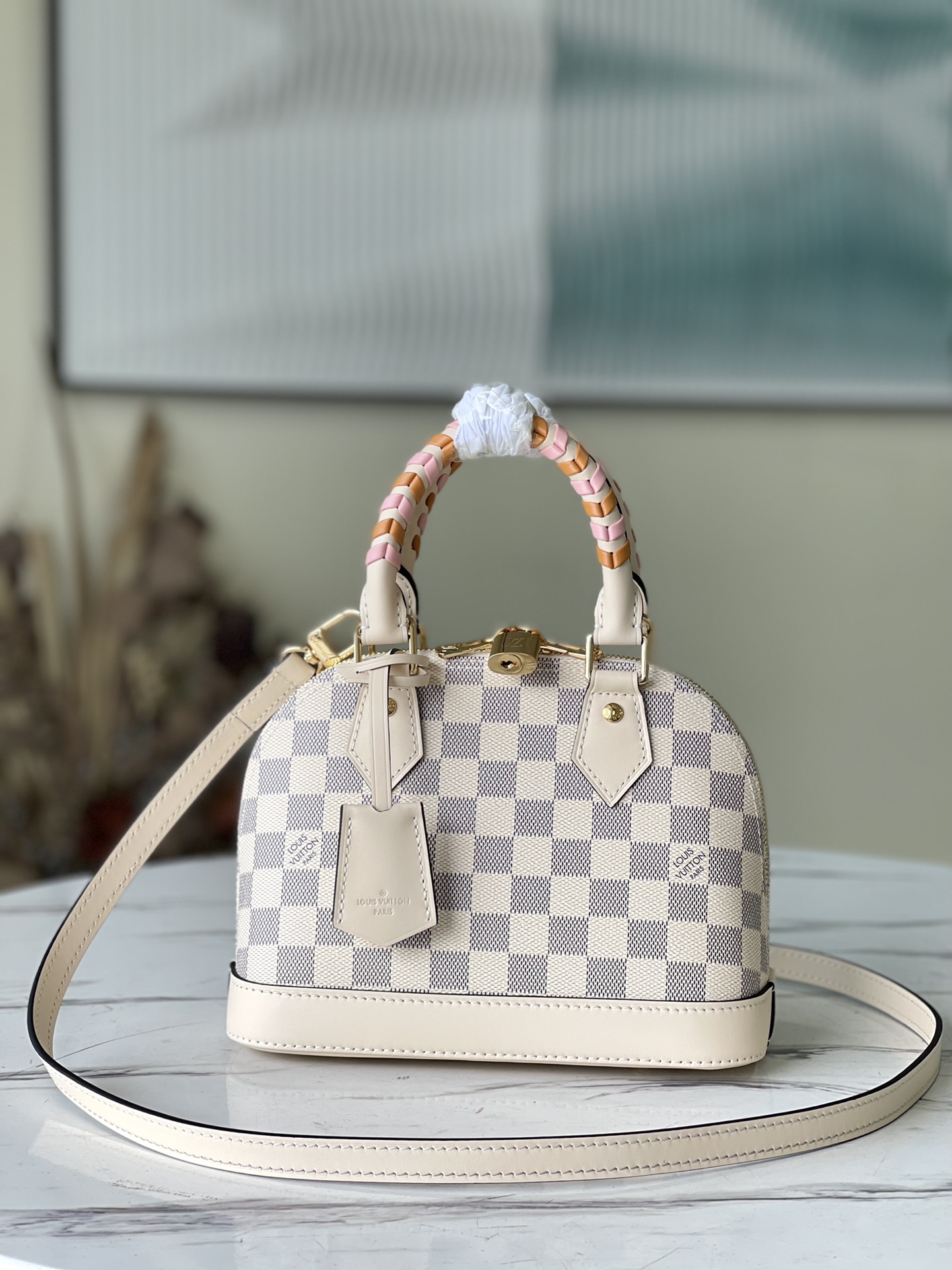 Louis Vuitton Alma BB Damier Azur – WOMEN – Handbags N45294