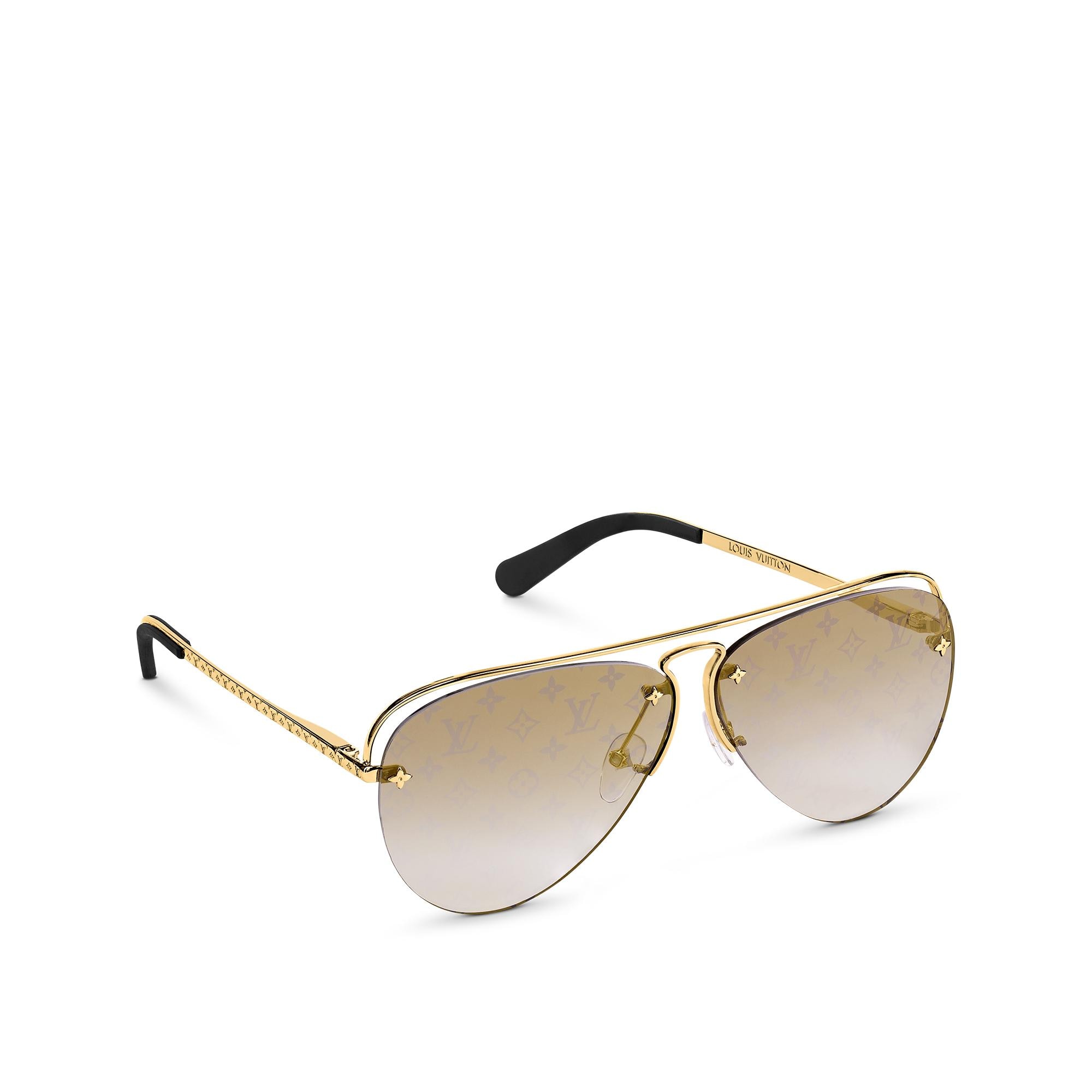 Louis Vuitton Grease Sunglasses in Gold – WOMEN – Accessories Z1366W