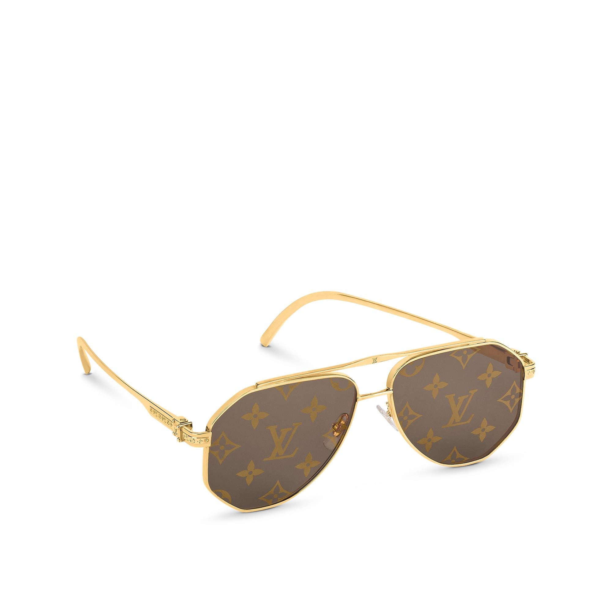 Louis Vuitton LV Flash Sunglasses in Gold – MEN – Accessories Z1493U