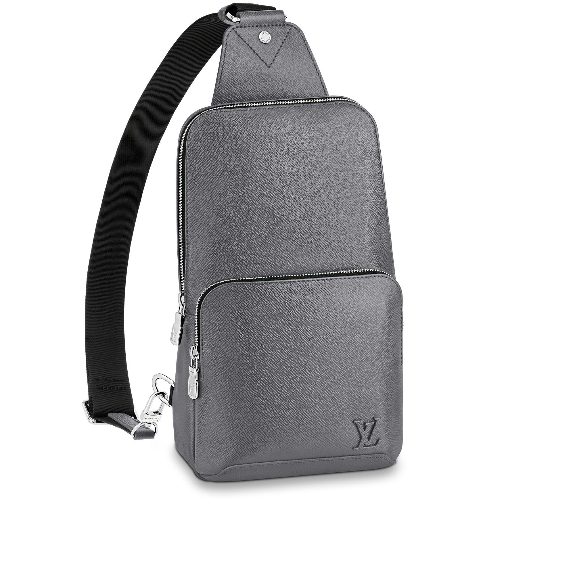 Louis Vuitton Avenue Sling Bag Taiga Leather – Men – Bags M30859 Glacier