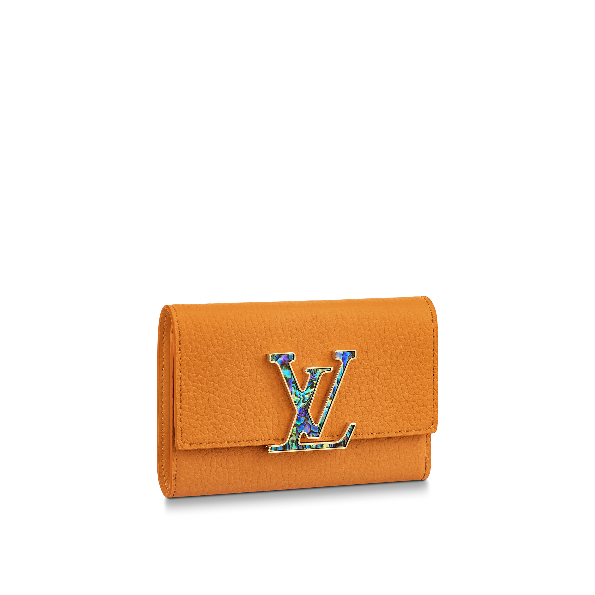 Louis Vuitton Capucines Compact Maxi Wallet Capucines – Women – Small Leather Goods M81669 Safran Imperial