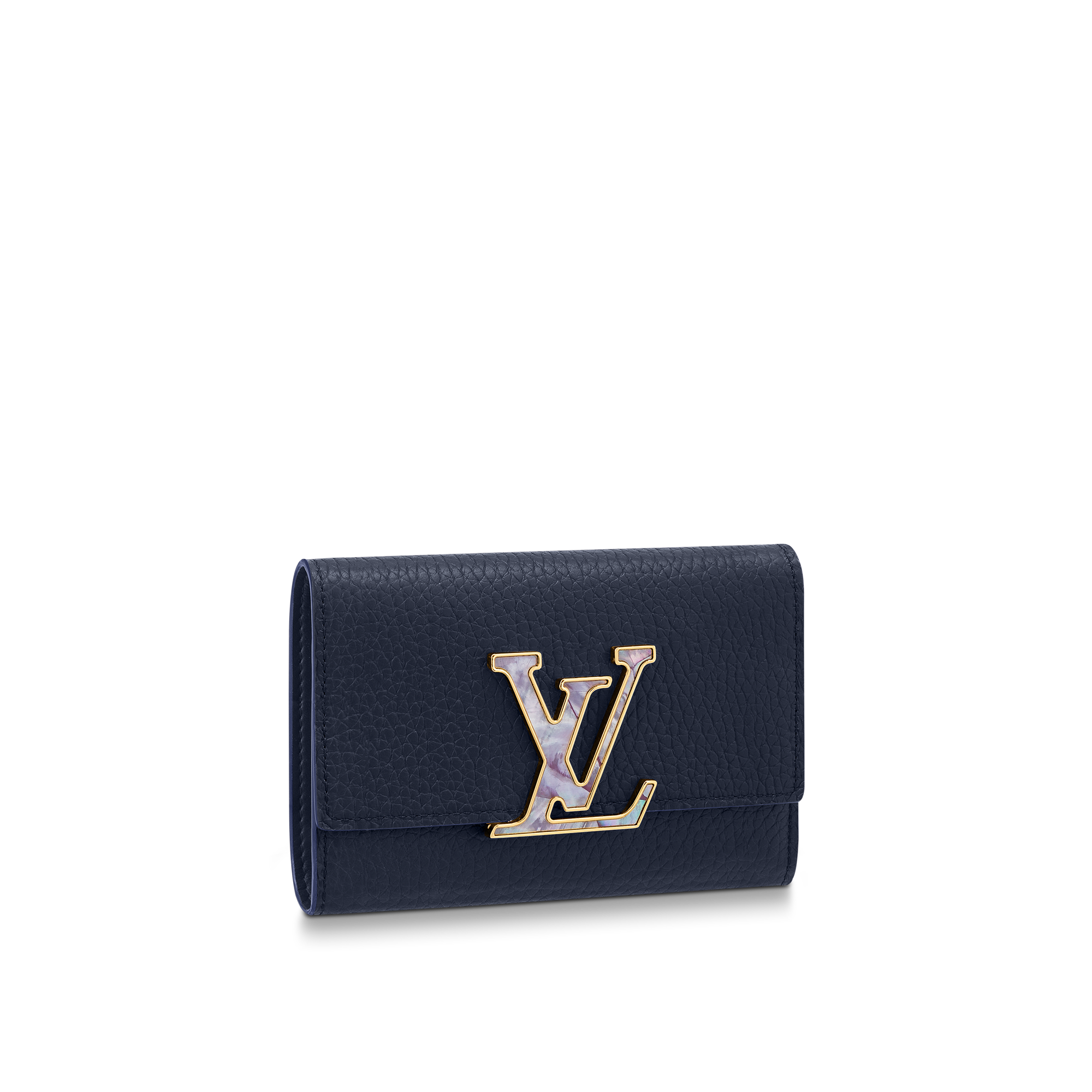 Louis Vuitton Capucines Compact Maxi Wallet Capucines – Women – Small Leather Goods M81674 MIDNIGHT BLUE