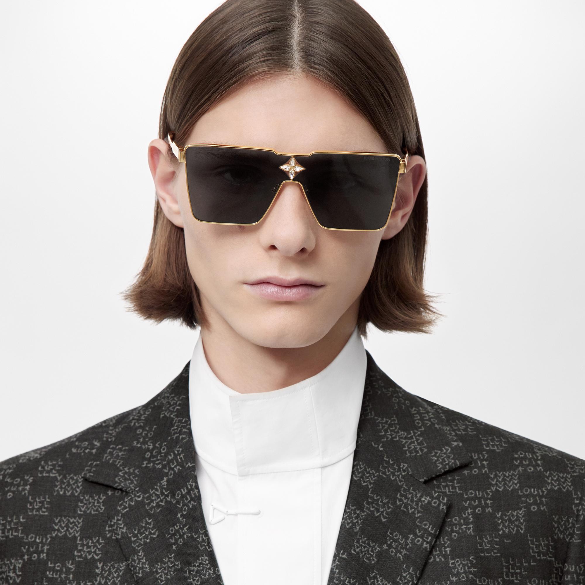 Louis Vuitton Cyclone Metal Sunglasses – Men – Accessories Z1700U Gold