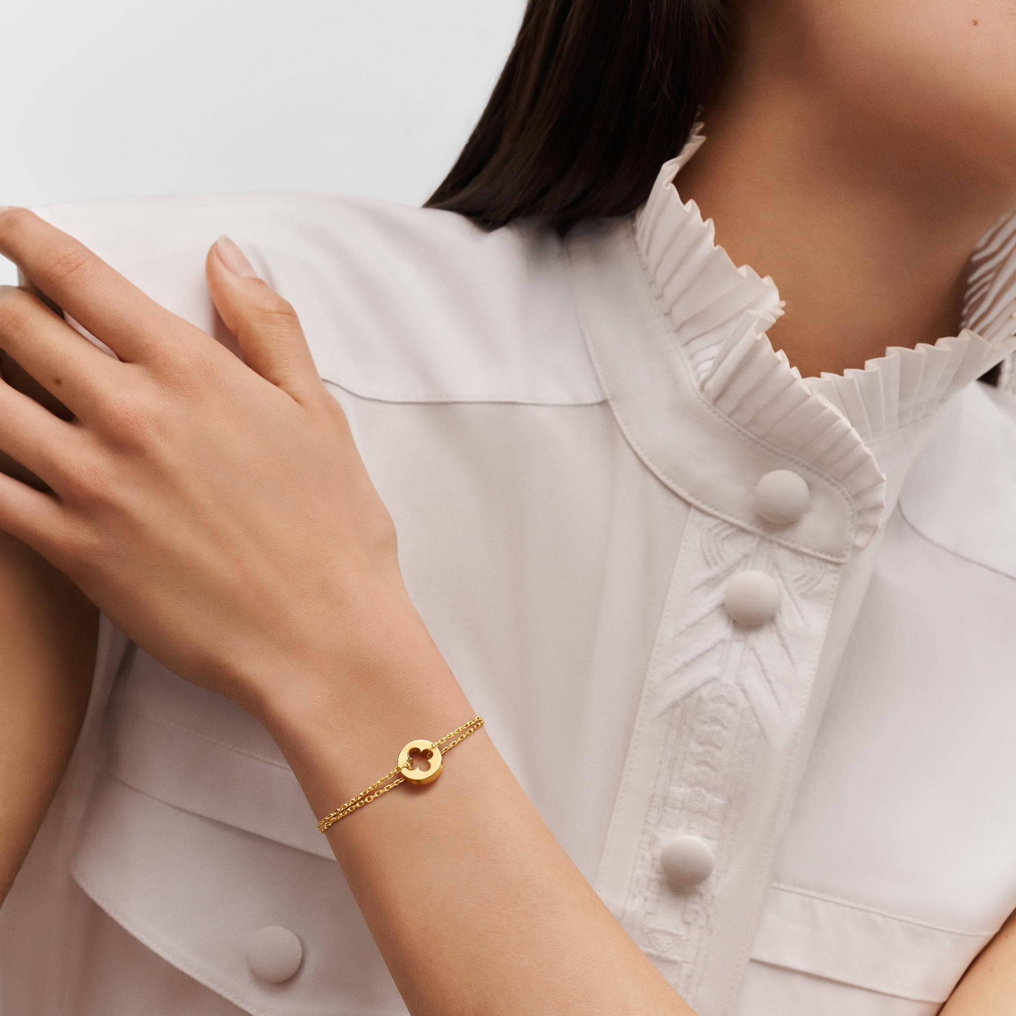 Louis Vuitton EMPREINTE CHAIN BRACELET, YELLOW GOLD – Jewelry – Categories Q95619