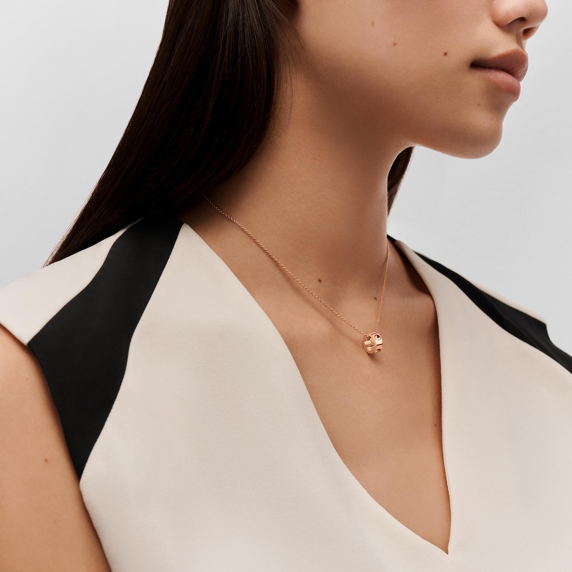 Louis Vuitton EMPREINTE PENDANT, PINK GOLD – Jewelry – Categories Q93673
